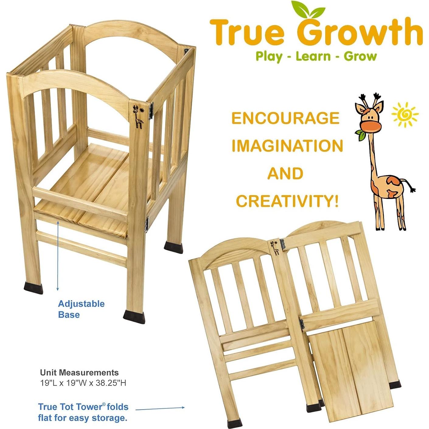 Torre Montessori True Tot - Taburete Plegable para Niños 98 cm