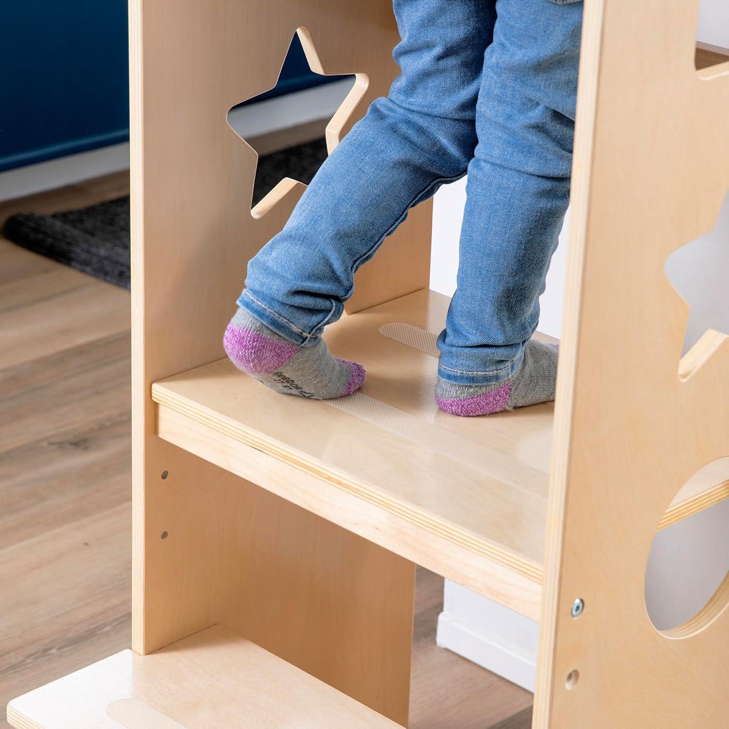 Taburete de Aprendizaje GuíaCraft Jr. Clásico Natural 91.4 cm