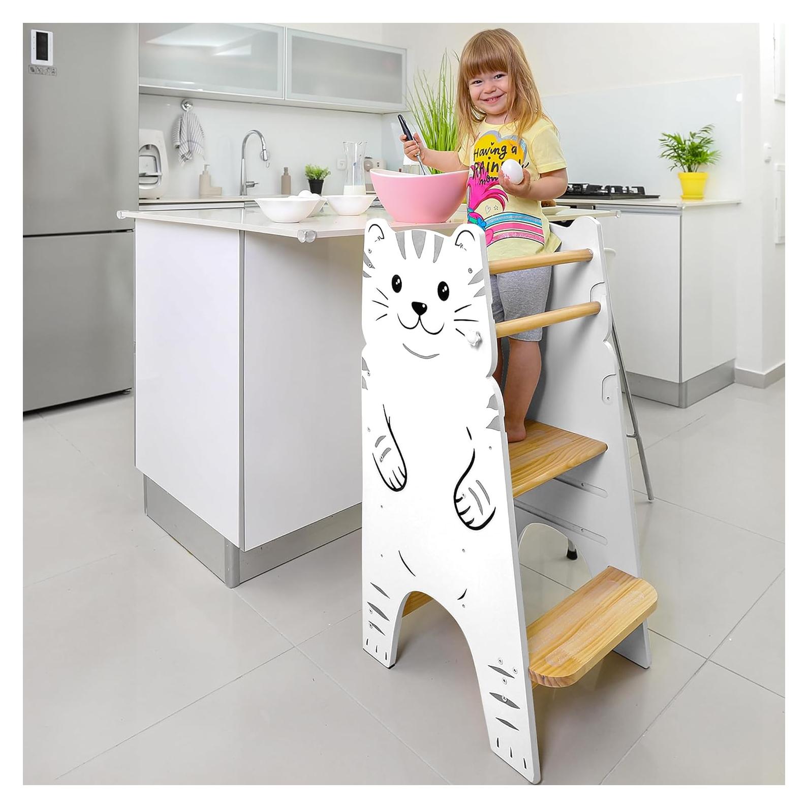 Torre Montessori para Niños SHANDRA Ajustable 3 Alturas 18m-6a