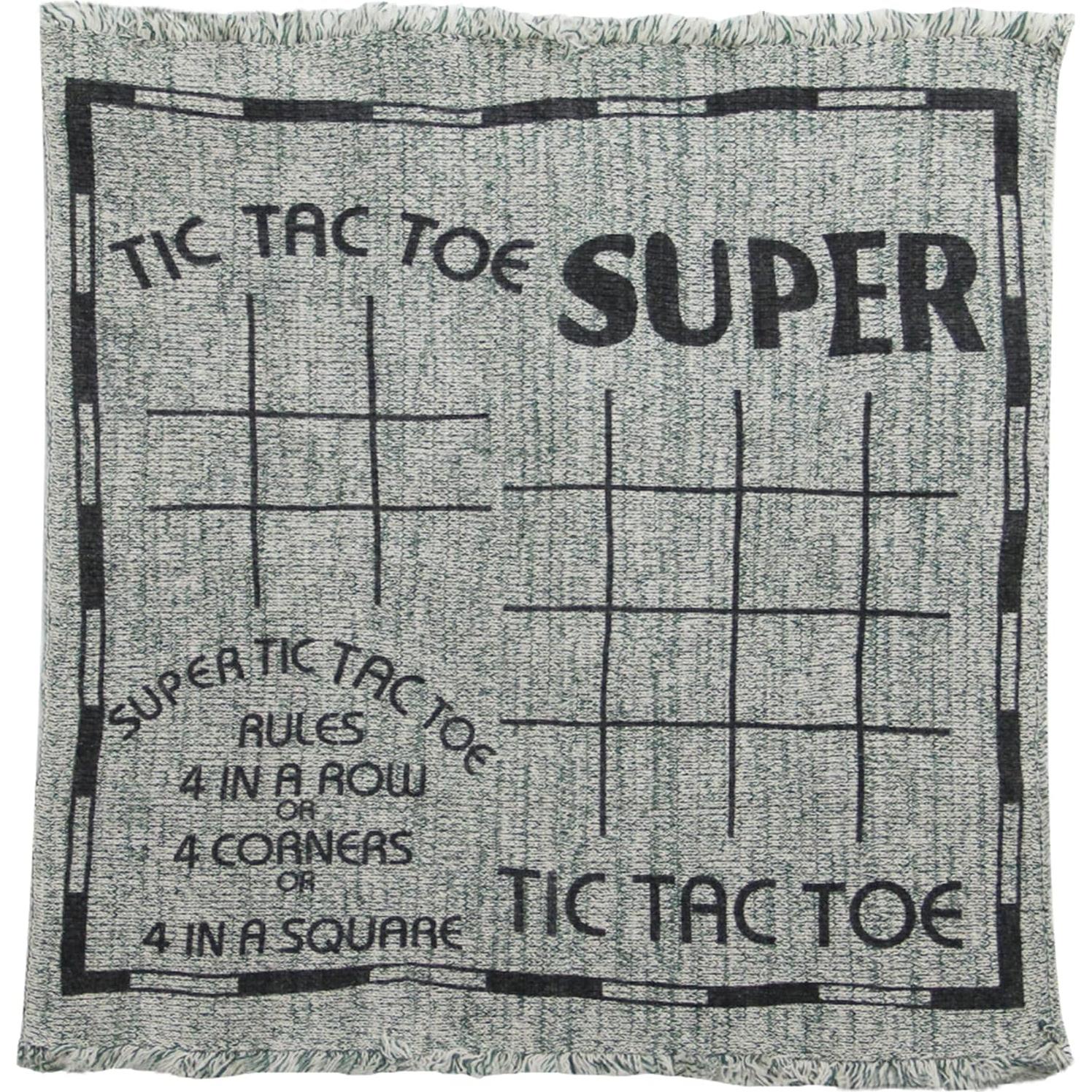 Juego de Damas Gigante Lulu Home 3-en-1 con Alfombra Reversible