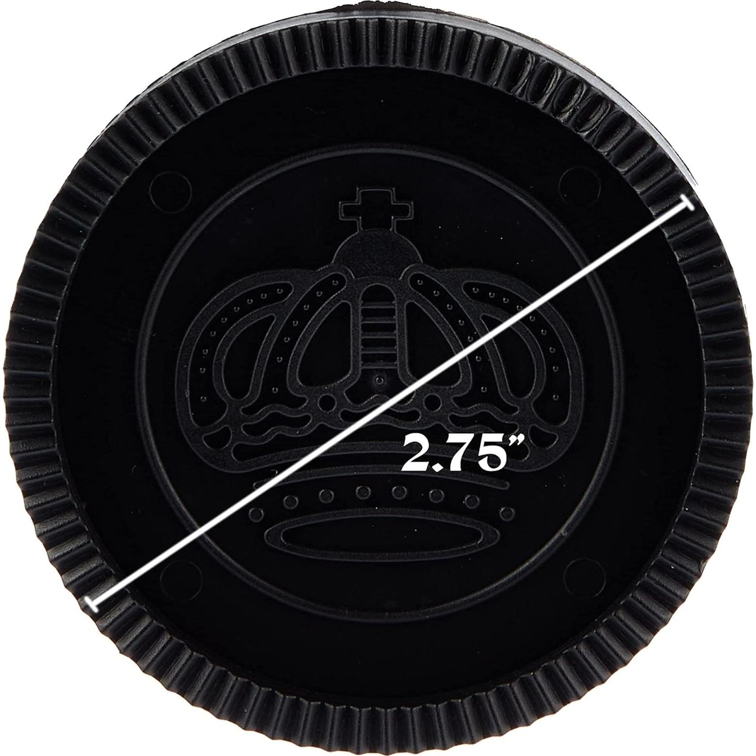 24 Fichas de Damas Jumbo Brybelly - Piezas de Plástico 7 cm