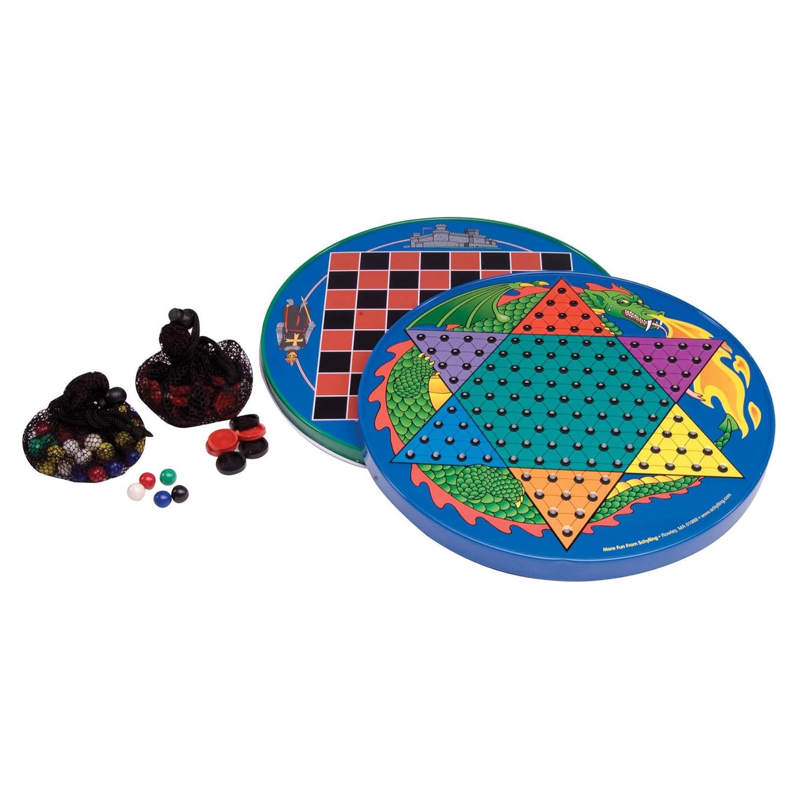 Juego de Damas Chinas de Estaño Schylling 31.75x32.39cm