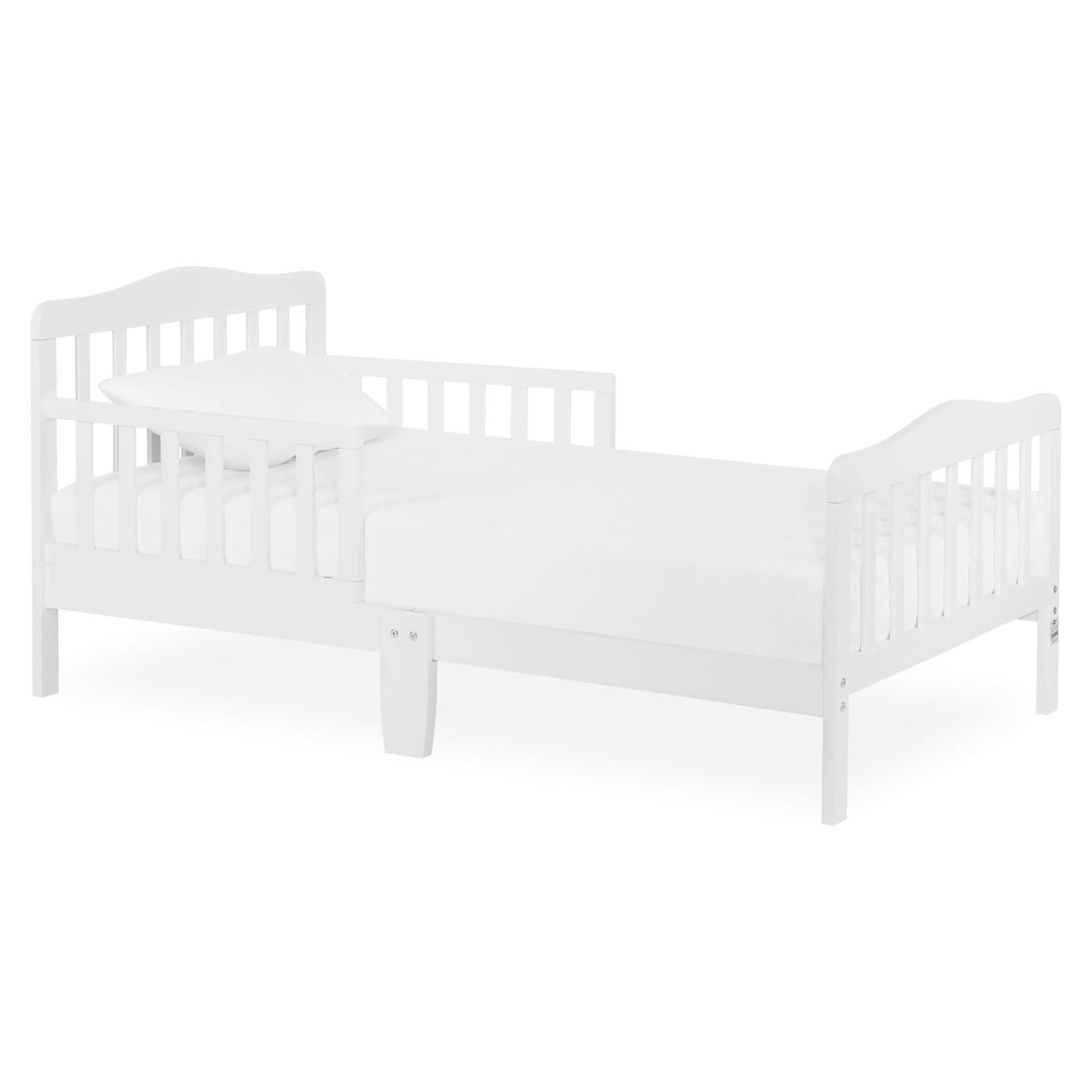 Cama para Niños Dream On Me Blanca, Diseño Bajo, 134.6x71.1cm