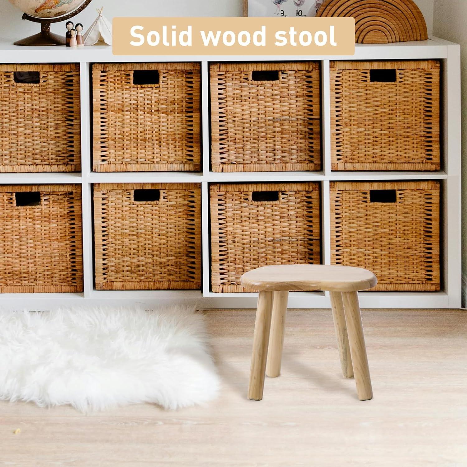 Taburete de Madera HuiDao 30x24.6x26.7 cm para Niños