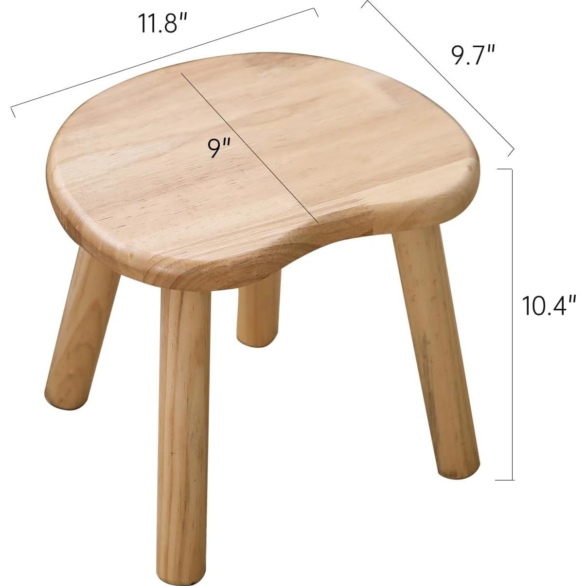 Taburete de Madera HuiDao 30x24.6x26.7 cm para Niños