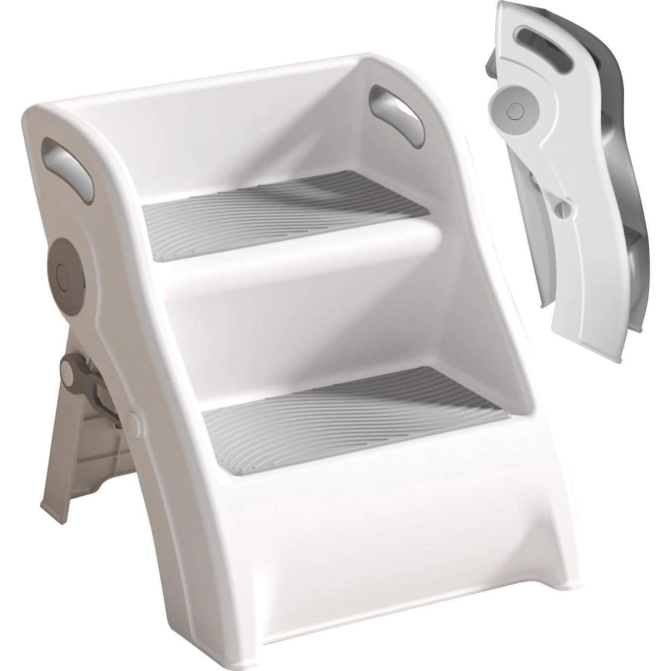 Escalera Plegable para Niños Vanpolchy 2 Pasos Antideslizante