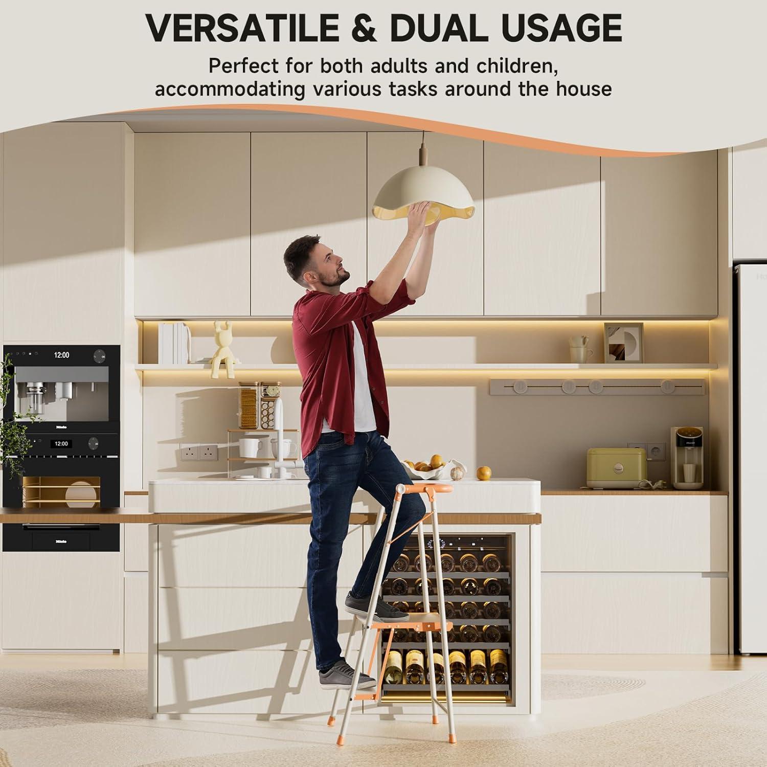 Torre Plegable UNICOO para Niños y Adultos - Escalera 2 Pasos