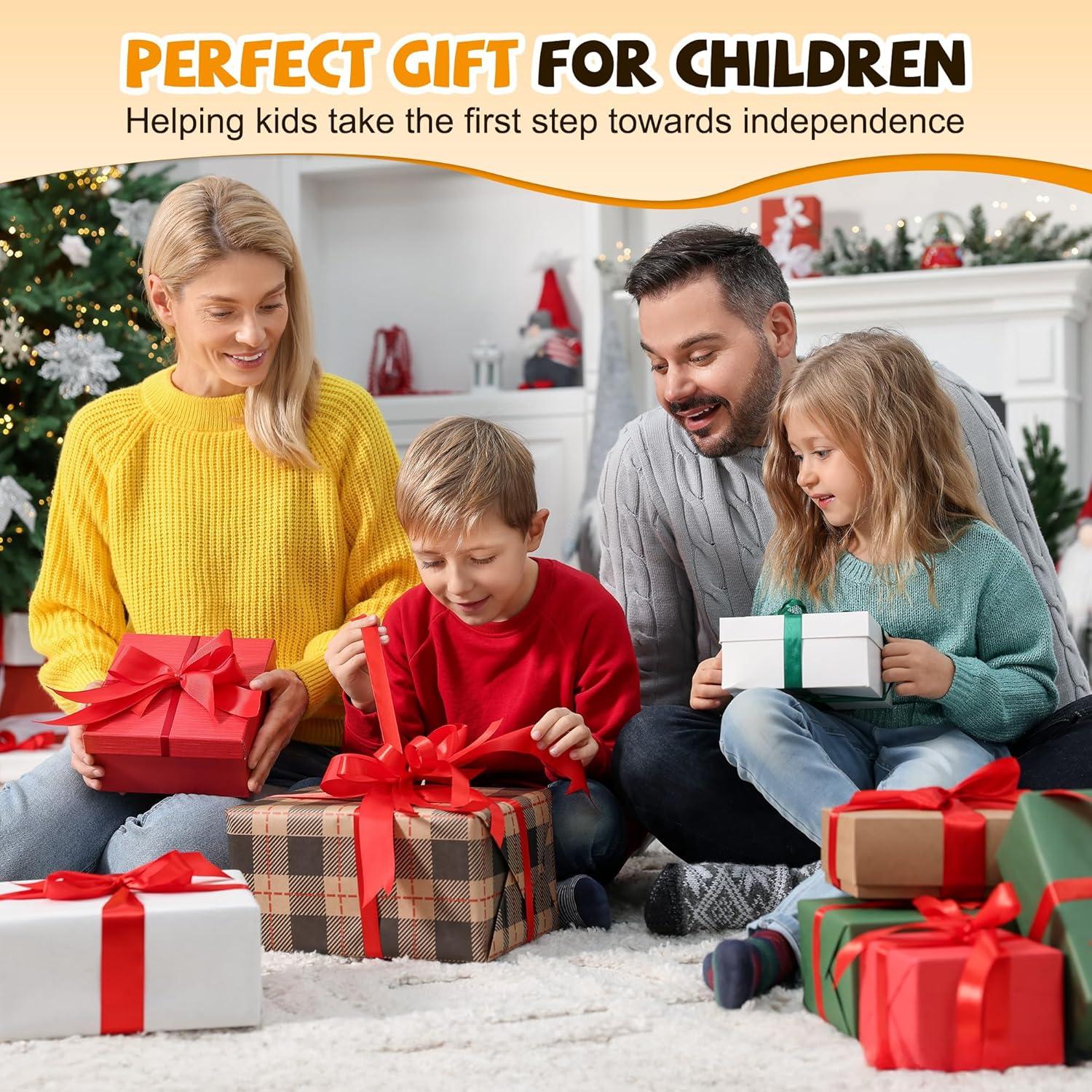 Escalera de Madera para Niños Uiirvdy - 2 Escalones Antideslizante