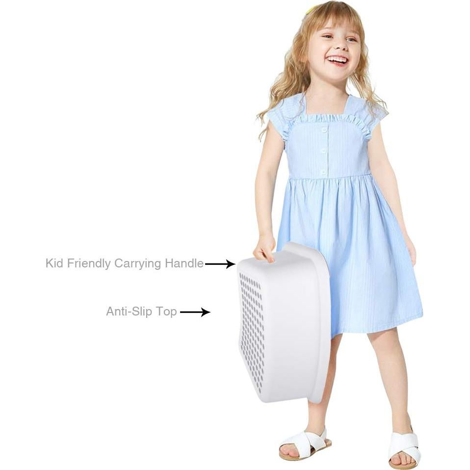 Escalera Antideslizante Tiawudi para Niños - 2 Paquetes, Gris