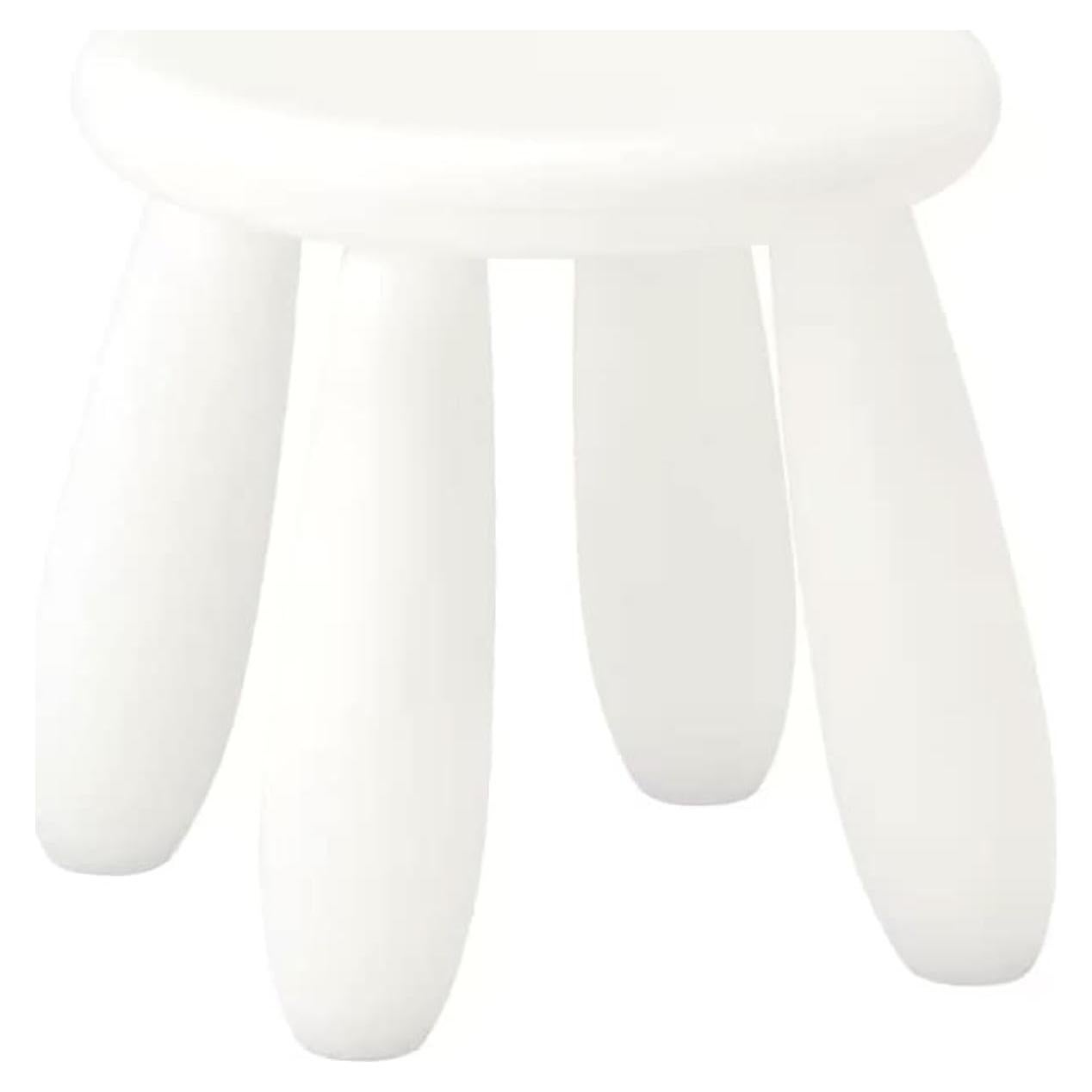 Taburete Infantil Soerreo Blanco 30 cm Resistente y Ligero