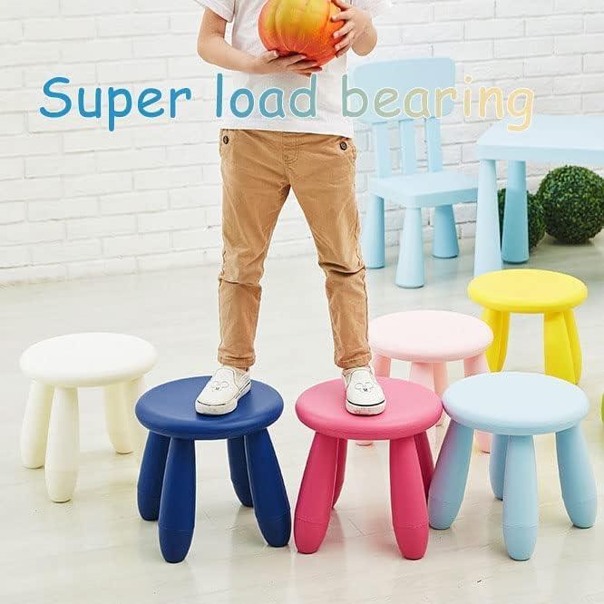 Taburete Infantil Soerreo Blanco 30 cm Resistente y Ligero