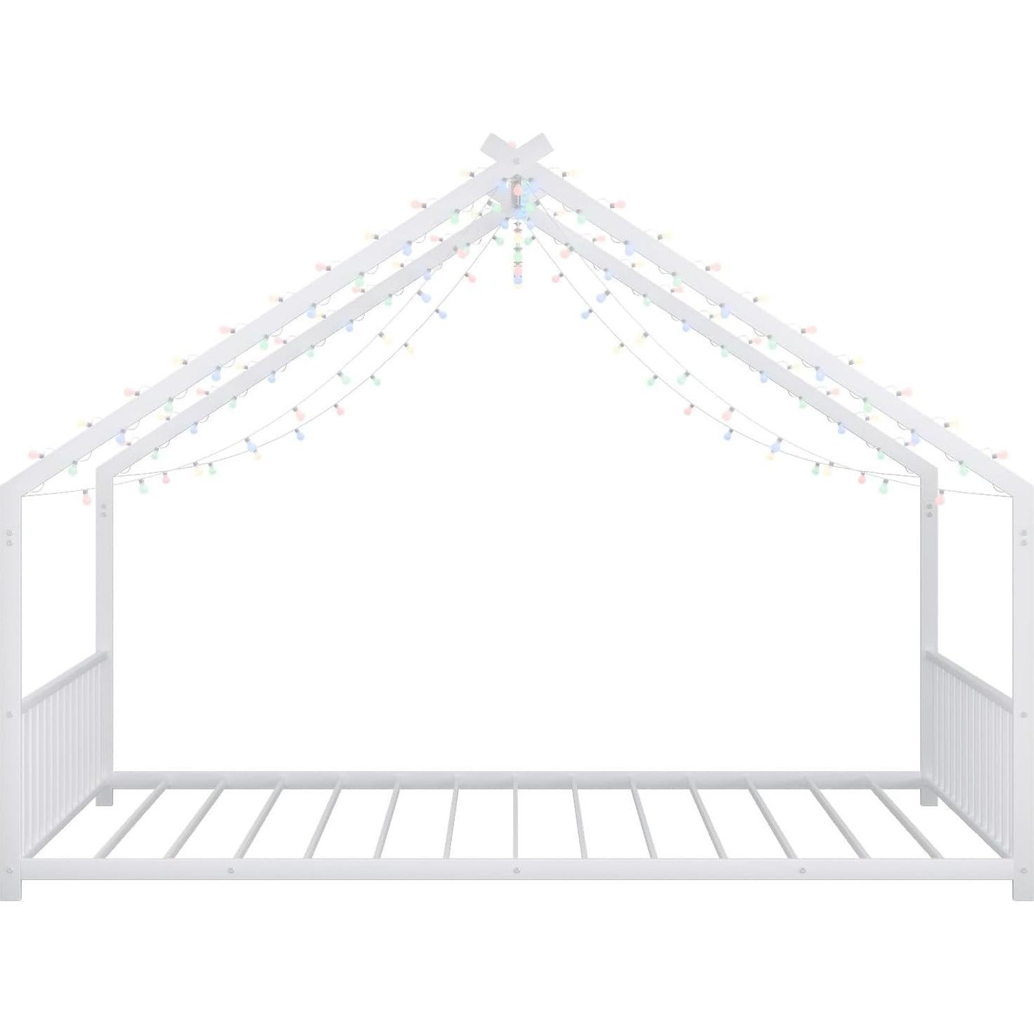 Cama Montessori de Piso Completo Bellemave con Luces LED