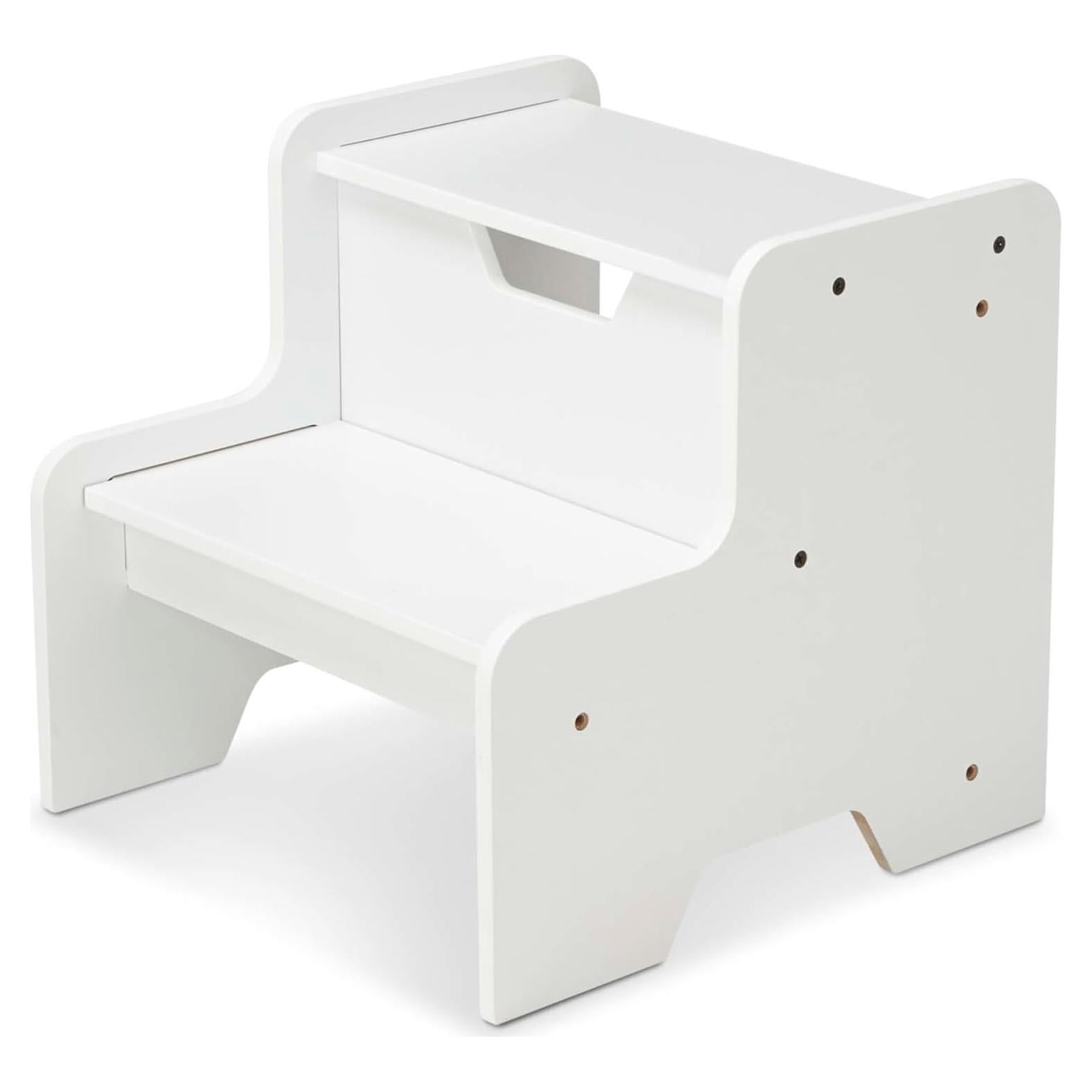 Escalera de Dos Pasos de Madera Melissa & Doug Blanca