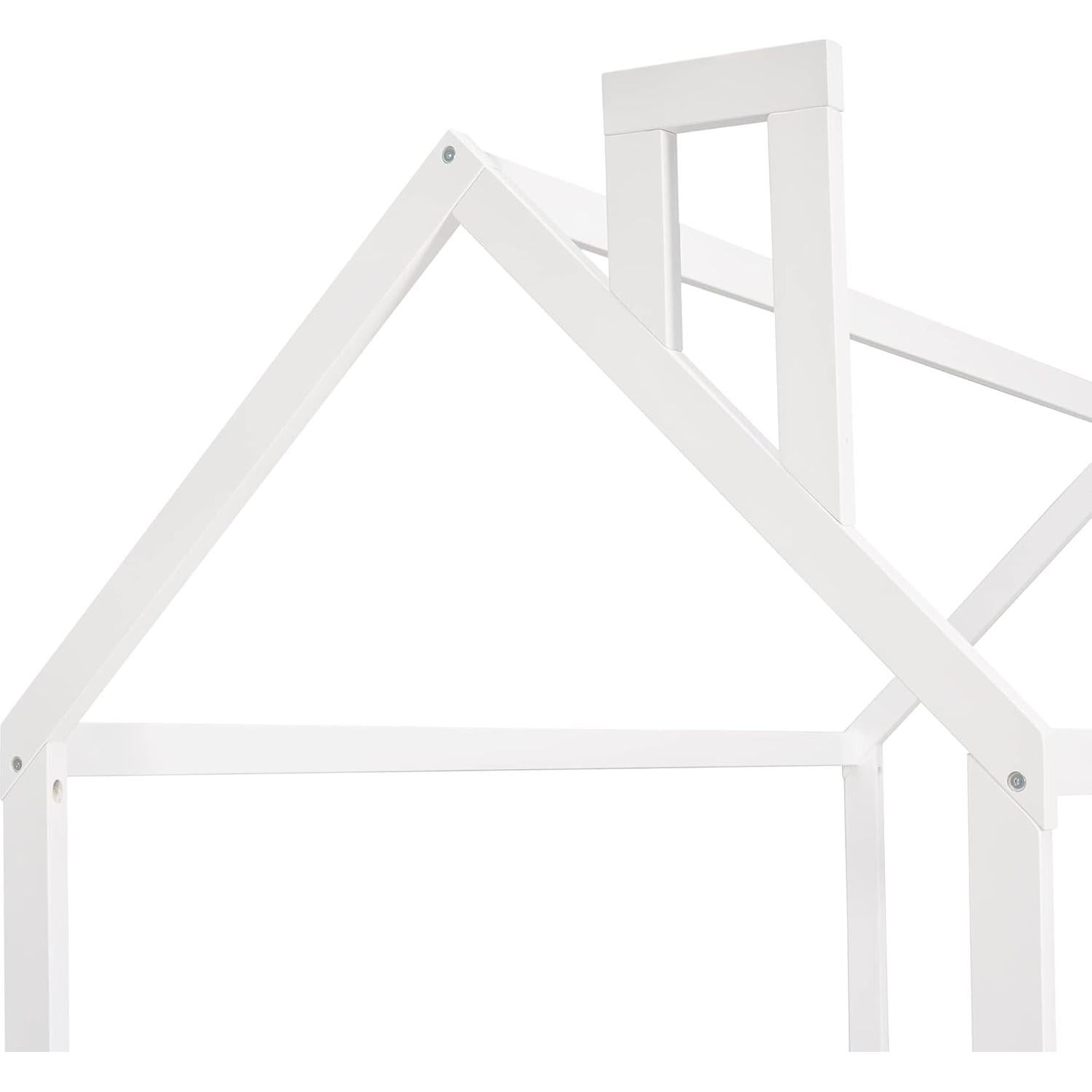 Cama Montessori Individual Bellemave con Barandilla y Techo