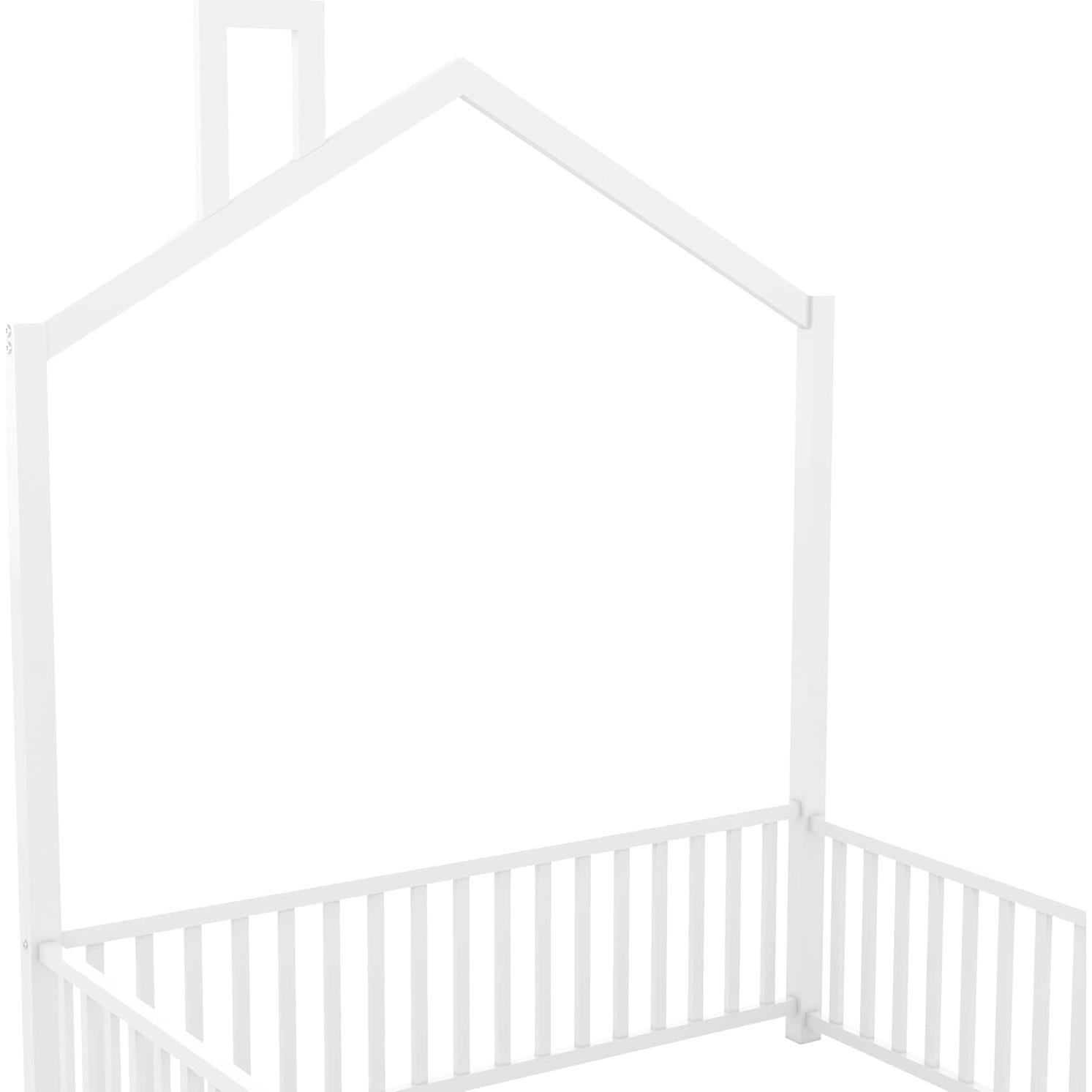 Cama Montessori Completa Bellemave con Barandilla y Chimenea