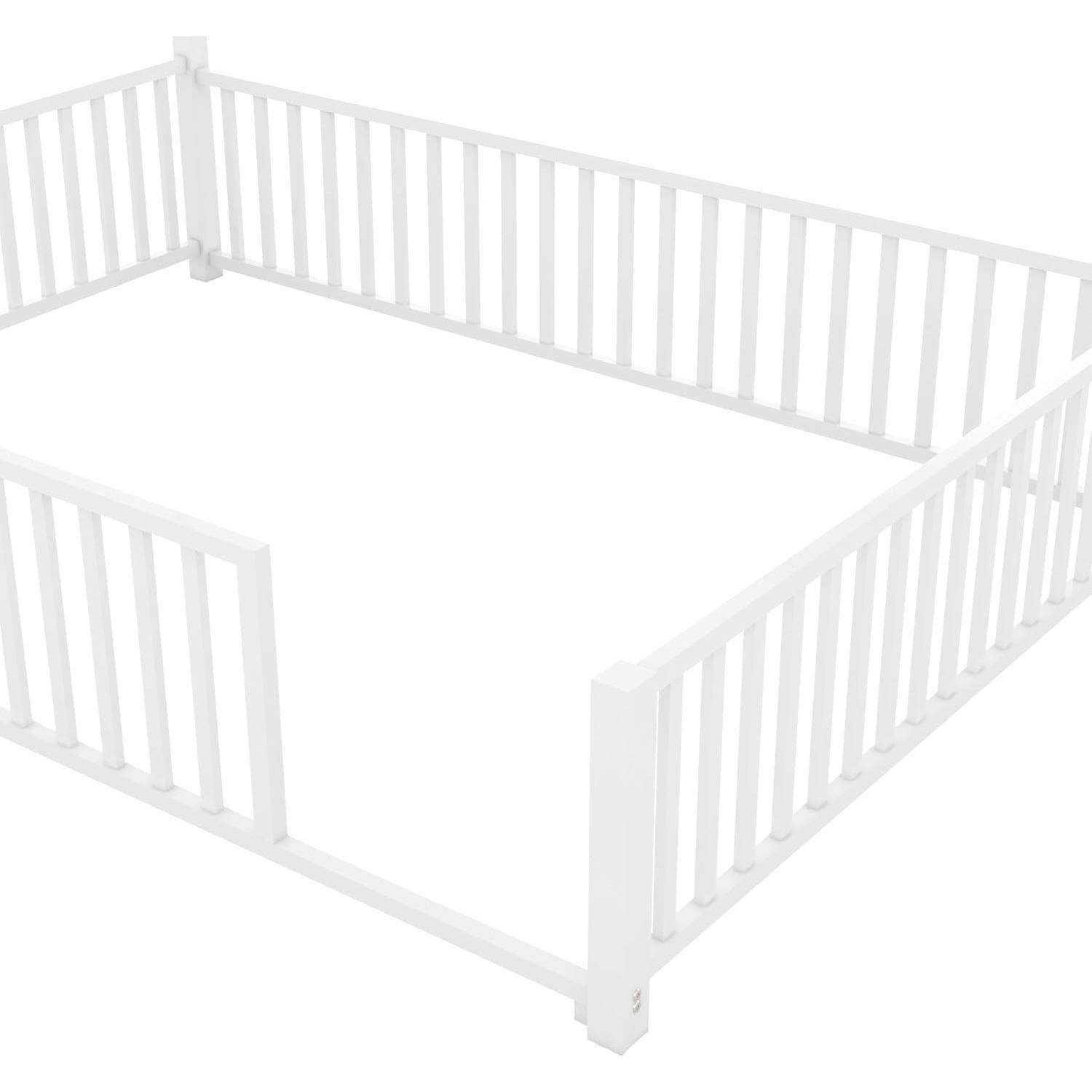 Cama Montessori Completa Bellemave con Barandilla y Chimenea