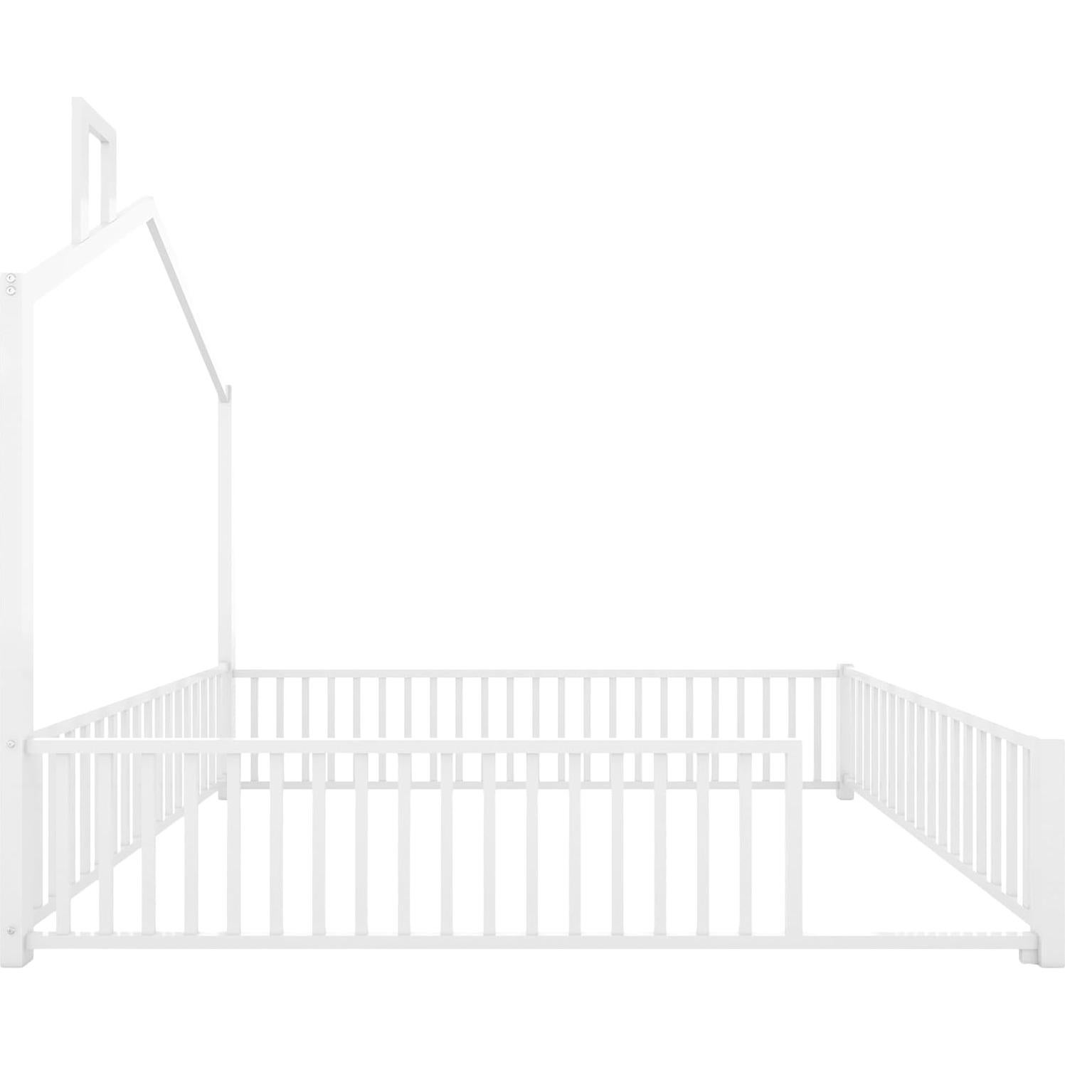 Cama Montessori Completa Bellemave con Barandilla y Chimenea