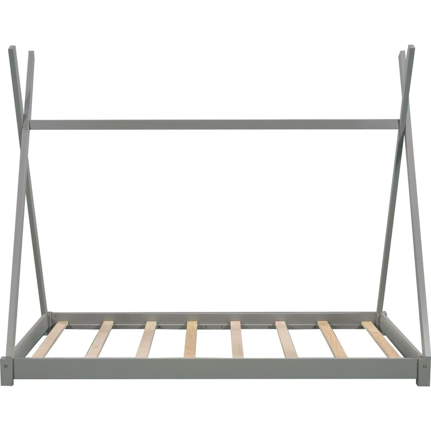 Cama Casa Twin Bellemave de Madera Montessori Gris