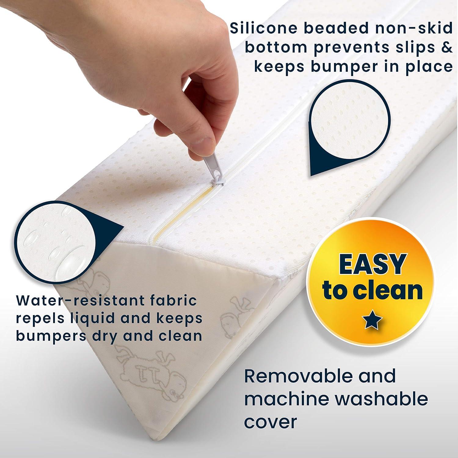 Barandilla de Espuma Extra Larga Serta Perfect Sleeper - 2pk Blanca