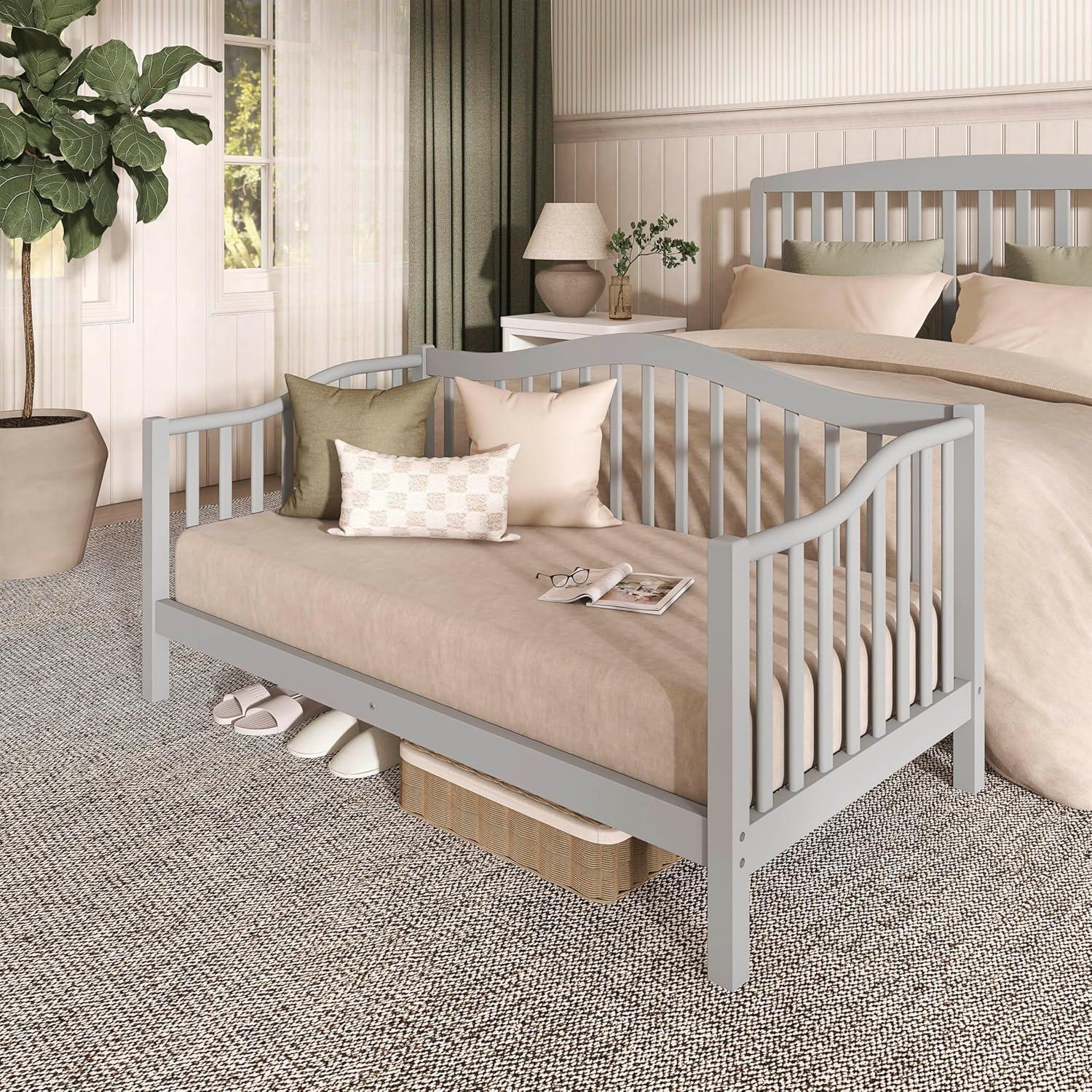 Cama de Día para Niños Dream On Me Austin Gris Pebble