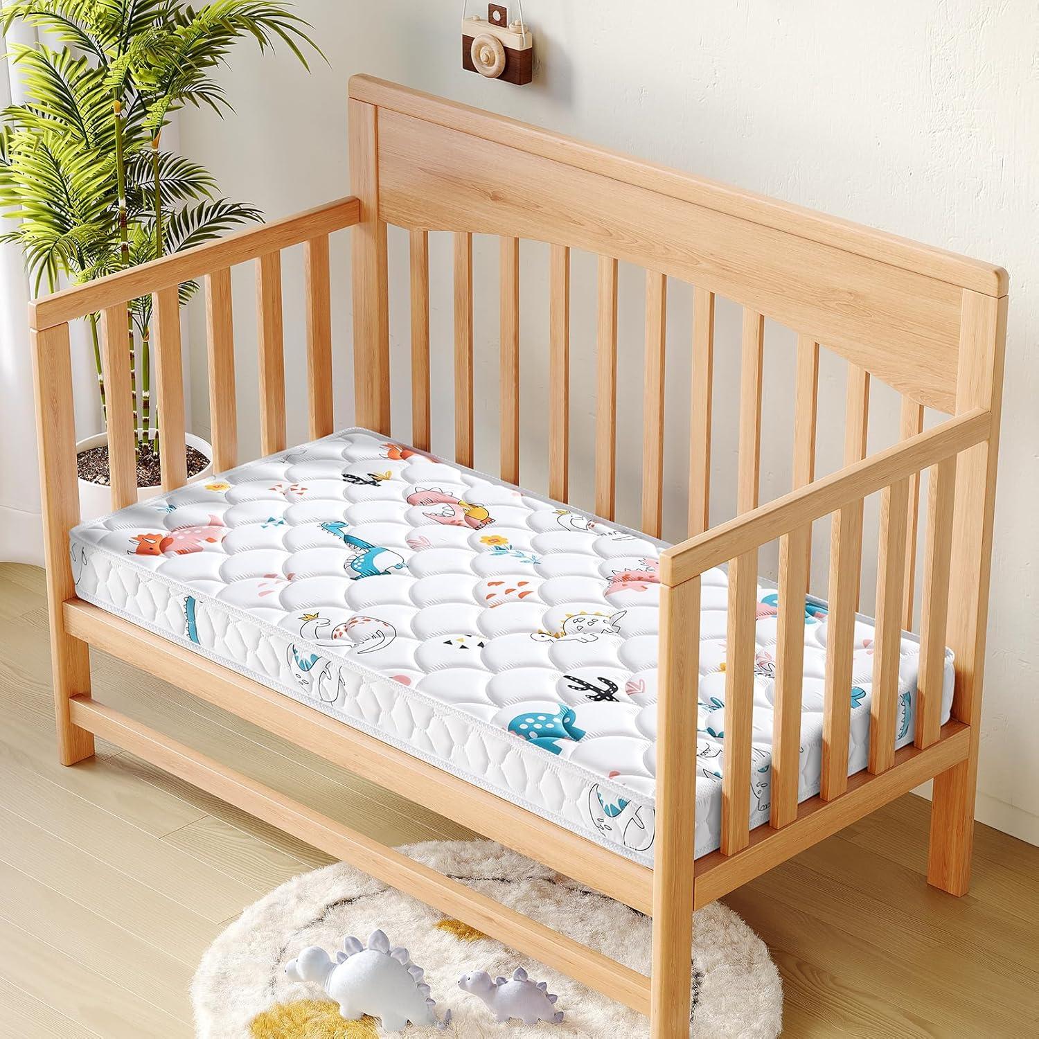 Colchón de Cuna y Niños 132x70 cm Doble Cara Hipoalergénico