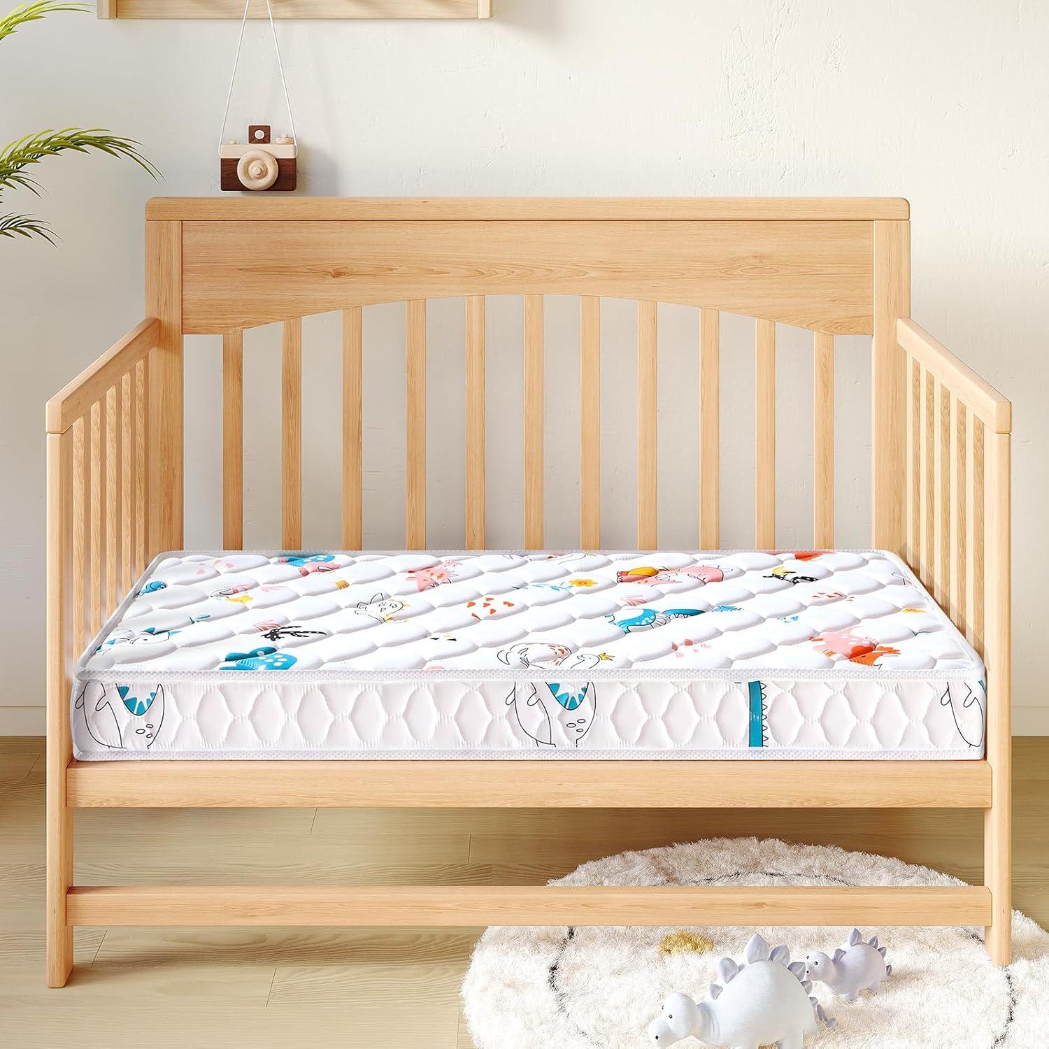 Colchón de Cuna y Niños 132x70 cm Doble Cara Hipoalergénico