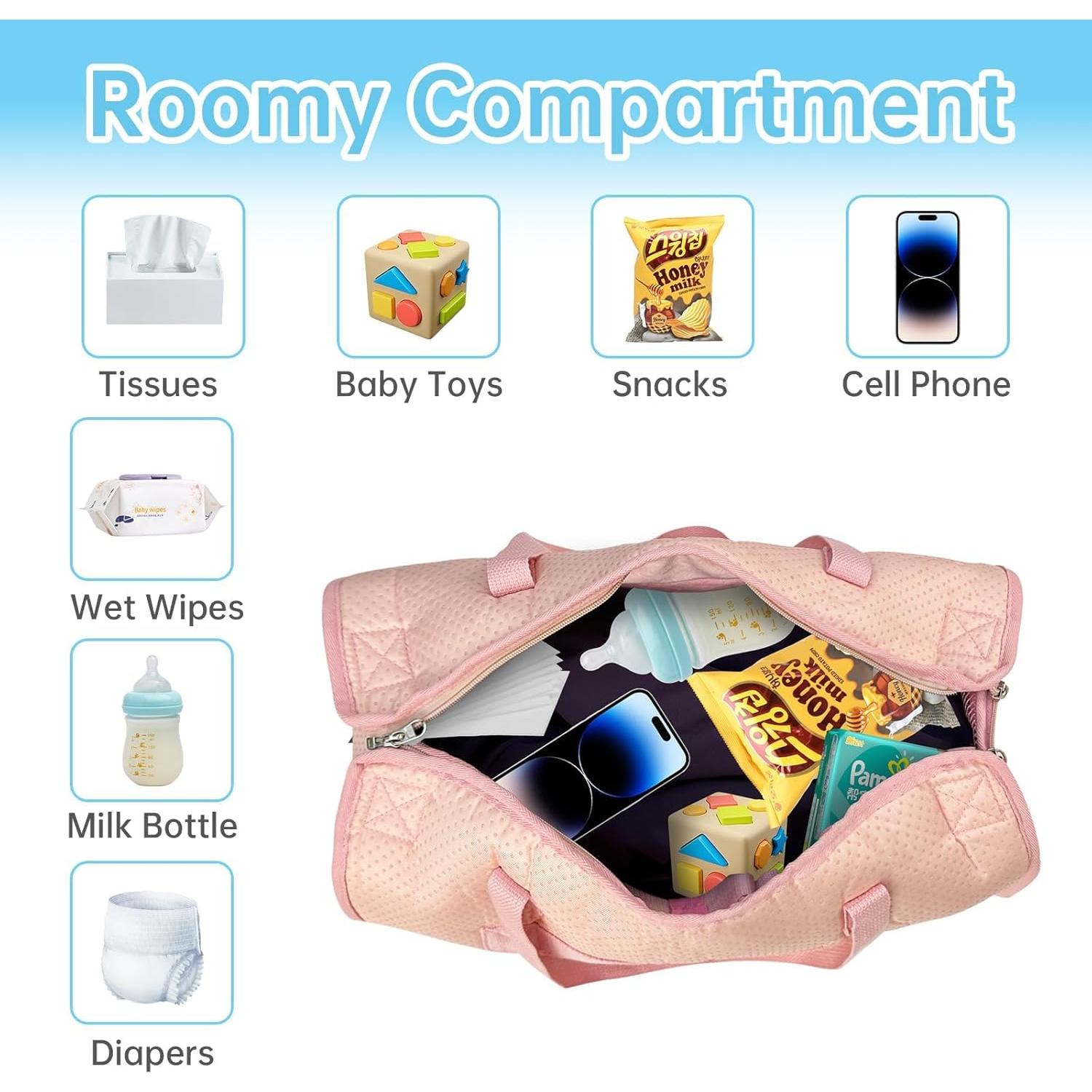 Cama de Viaje para Niños Zyphoria Rosa - Extensor de Asiento