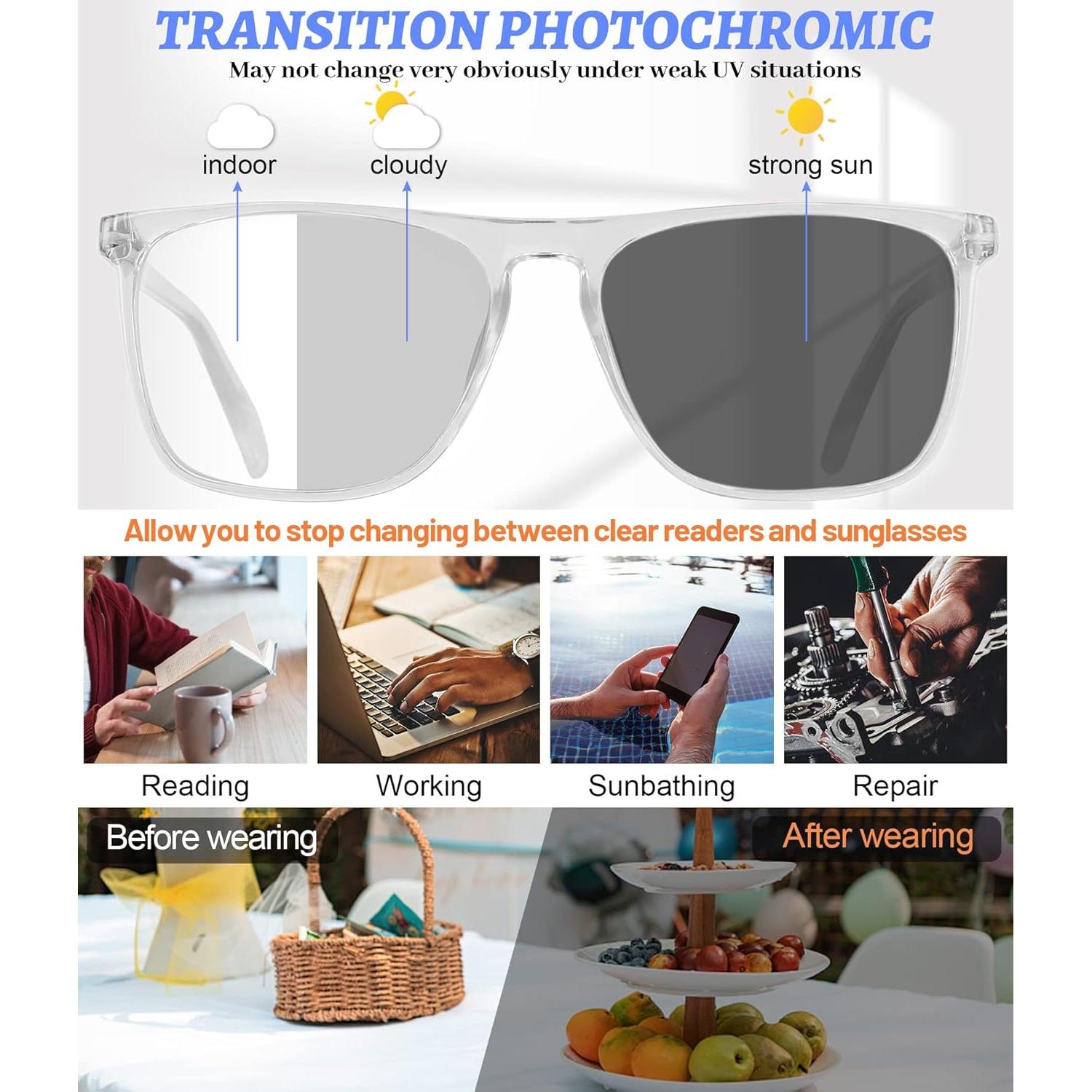 Gafas de Lectura Fotoquímicas MARE AZZURO 1.0 Bloqueo Luz Azul