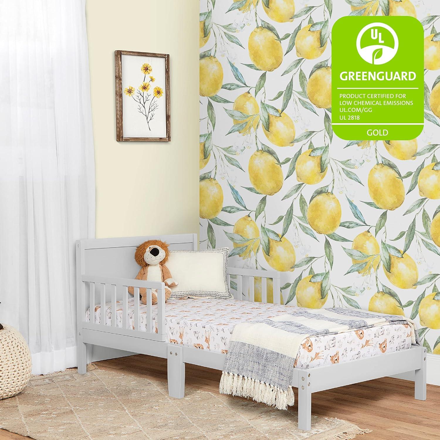 Cama para Niños Pequeños Dream On Me Brookside Gris Piedra
