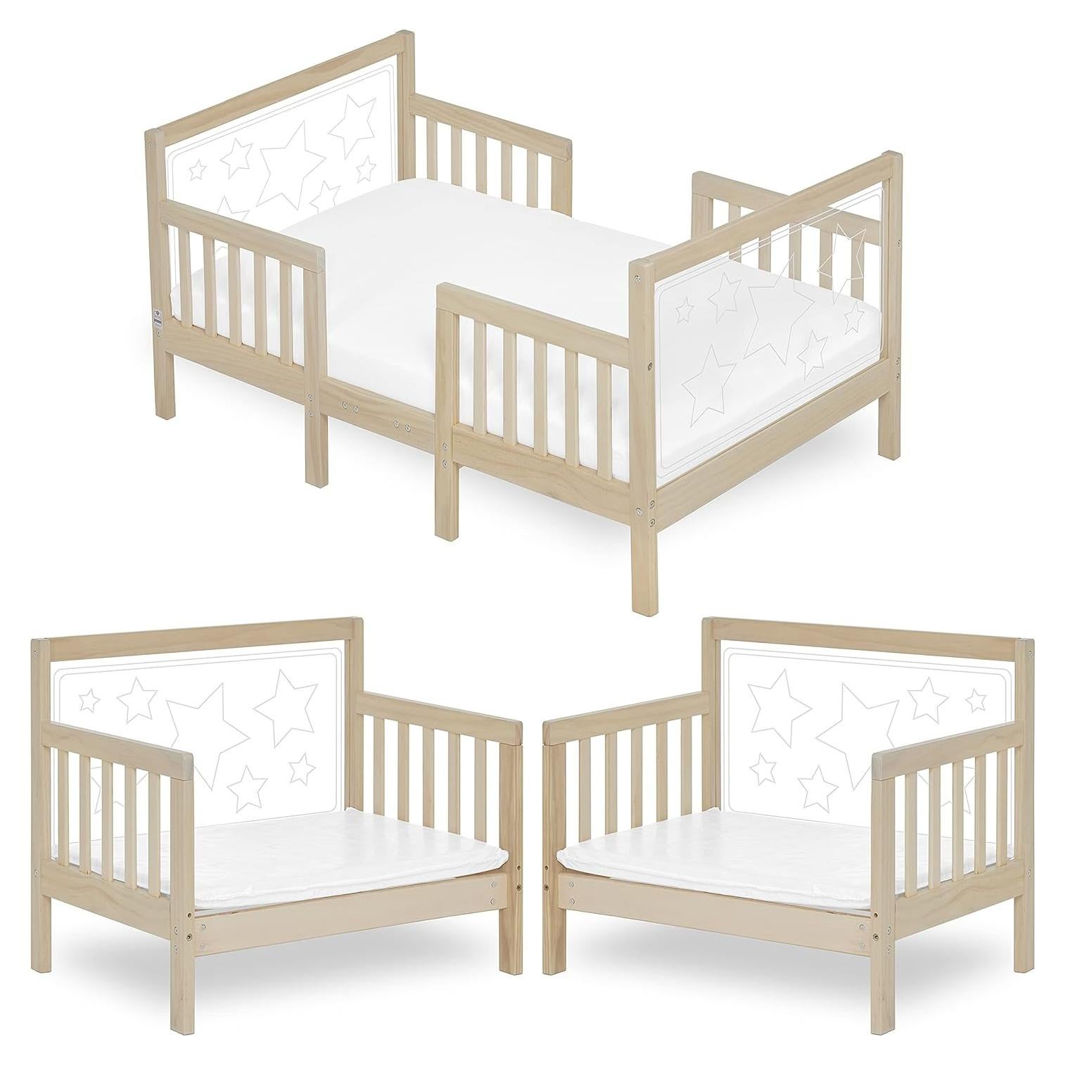 Cama Convertible Dream On Me Star 3 en 1 Roble 11.8 kg