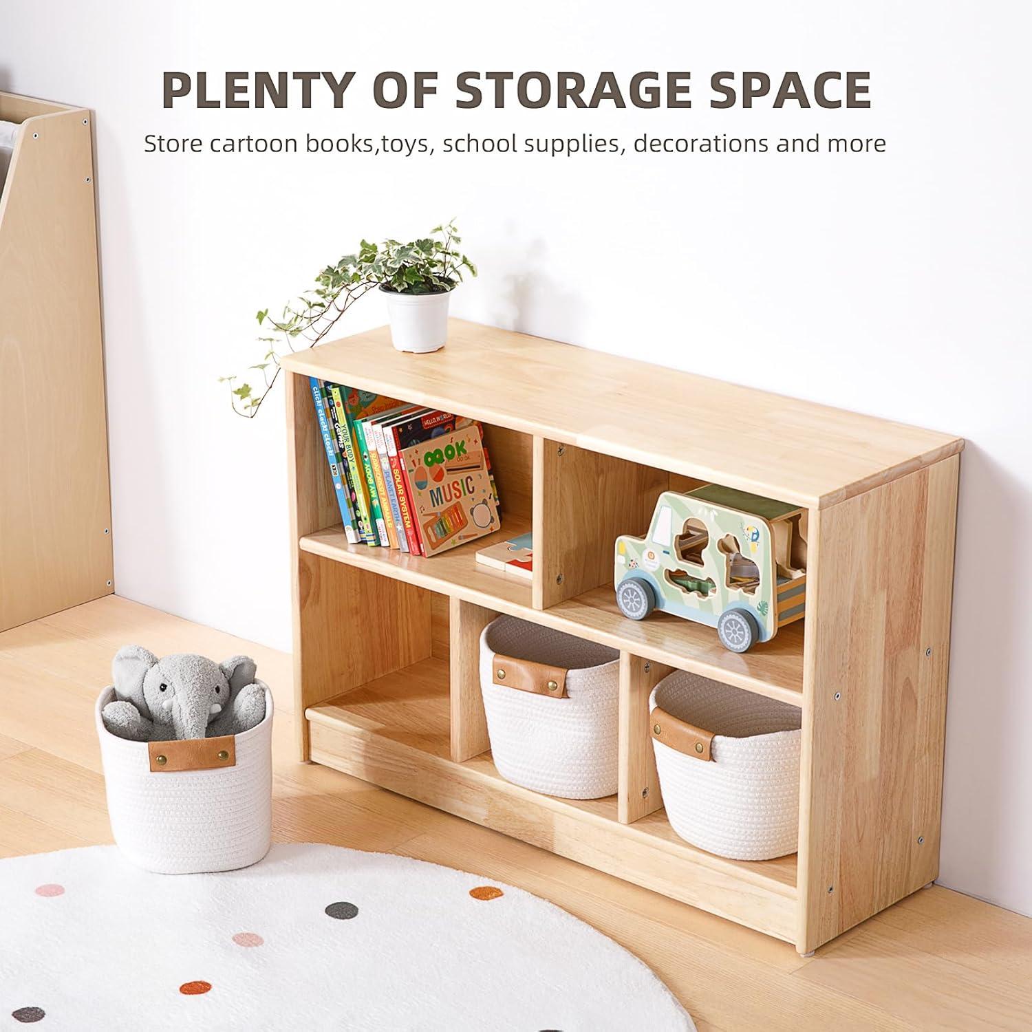 Estante Montessori OOOK de Madera 5 Compartimentos 90 cm