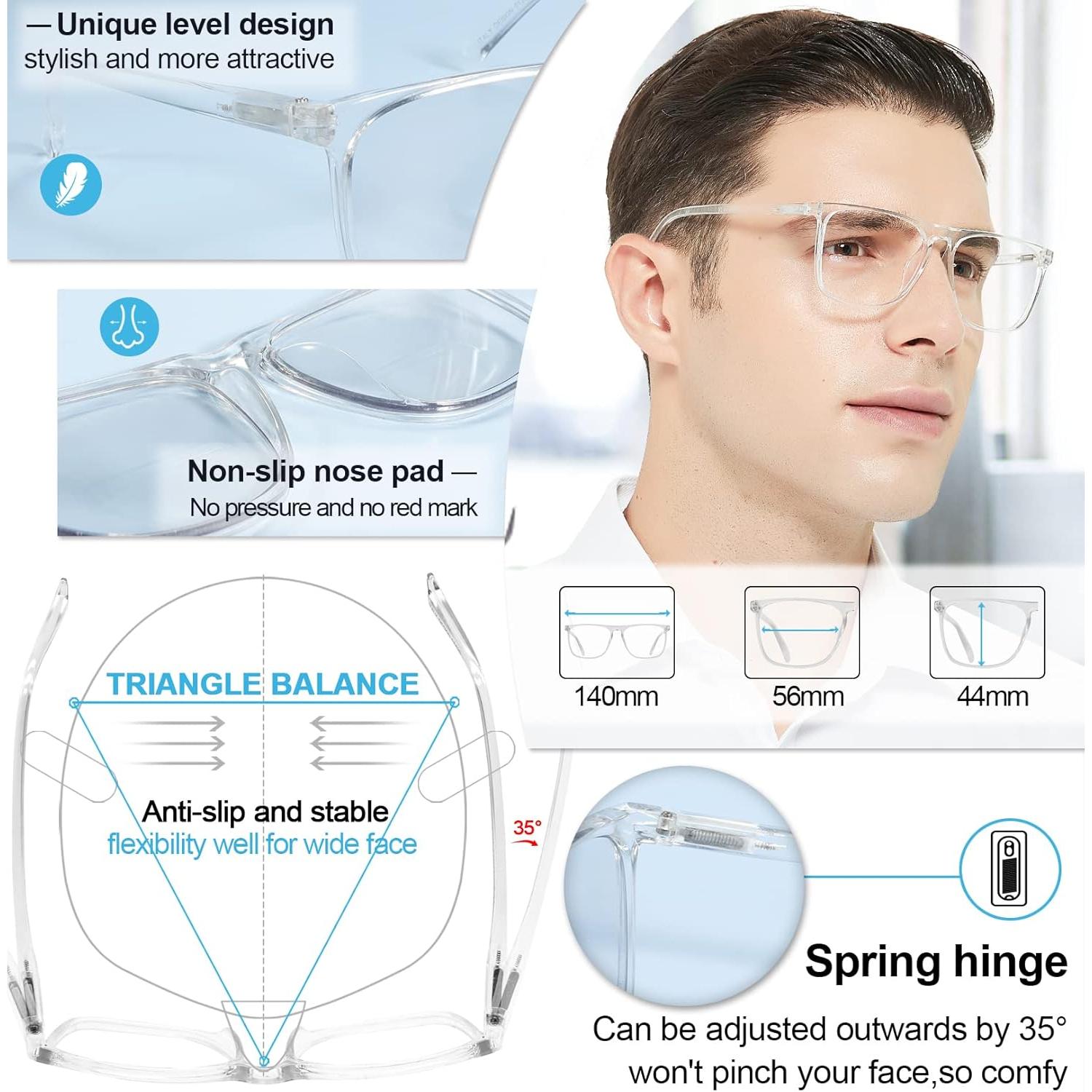 Gafas de lectura fotoquímicas MARE AZZURO 3.5x con UV400