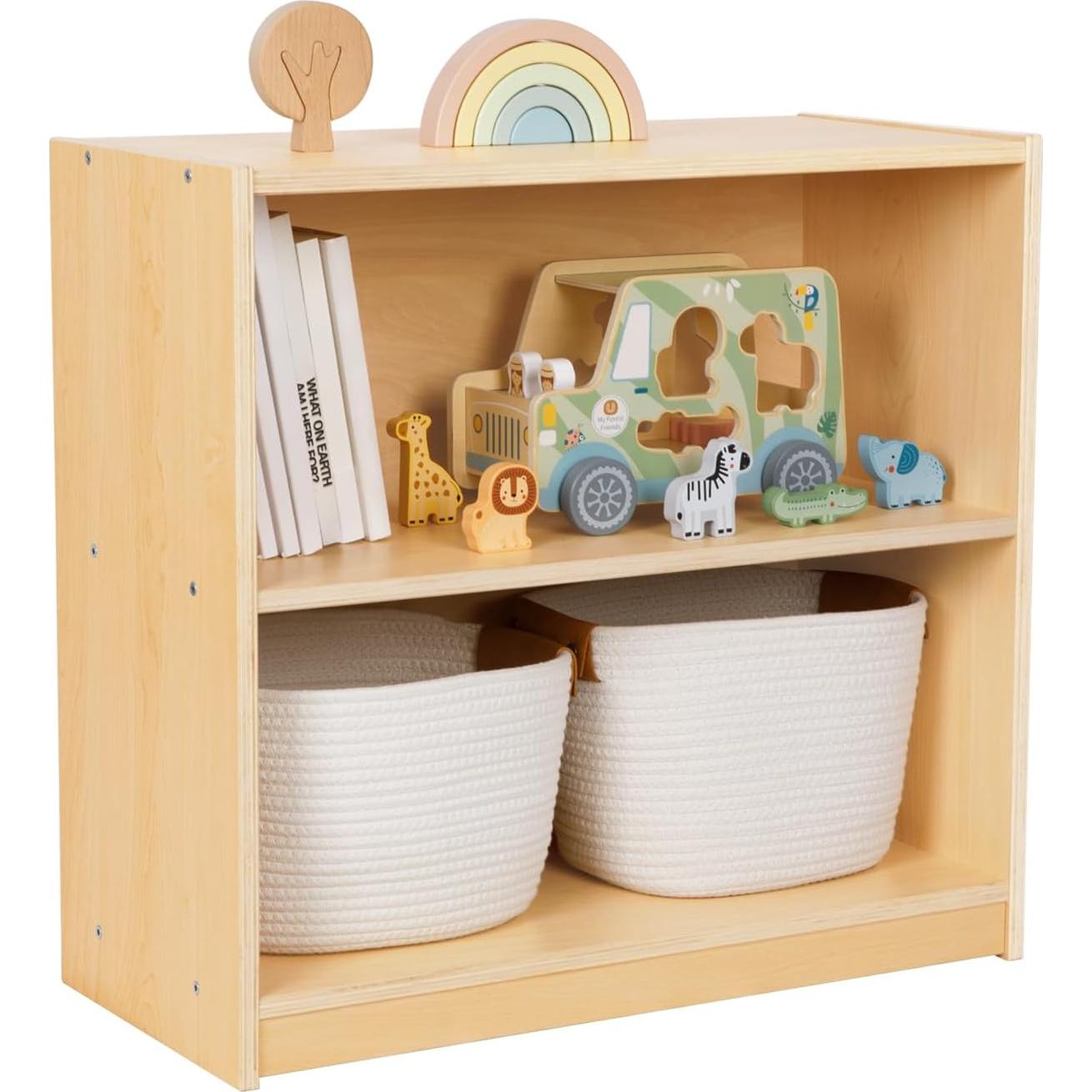 Estante Montessori OOOK 3 Niveles para Almacenamiento de Juguetes