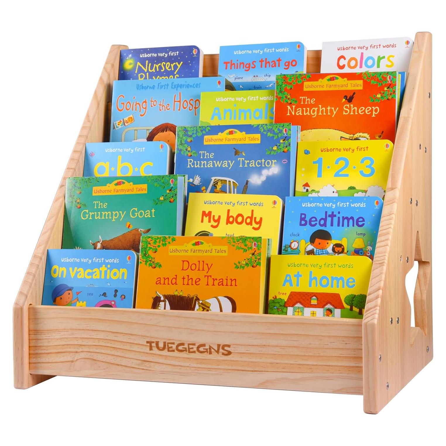 Estantería Montessori TUEGEGNS Grande Madera para Niños