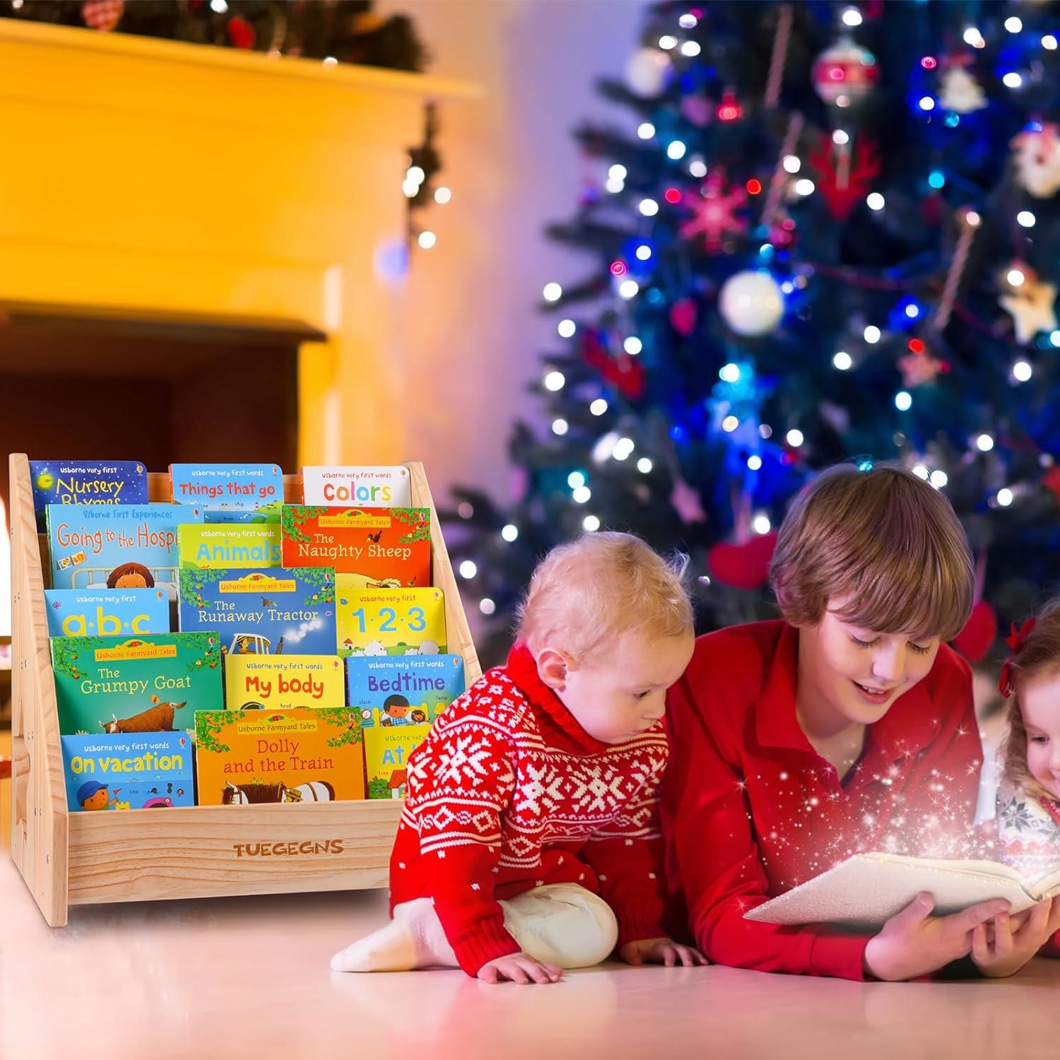 Estantería Montessori TUEGEGNS Grande Madera para Niños