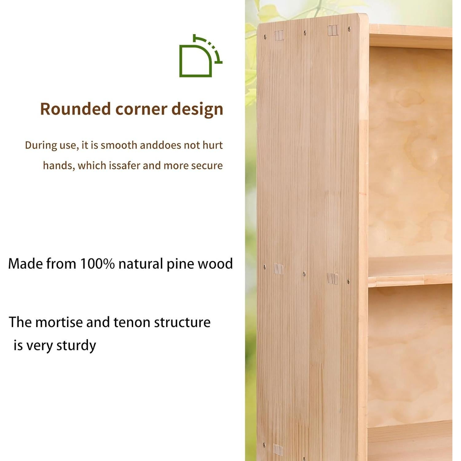 Armario de Almacenamiento Montessori FDHUIJIA 5 Secciones 113 cm