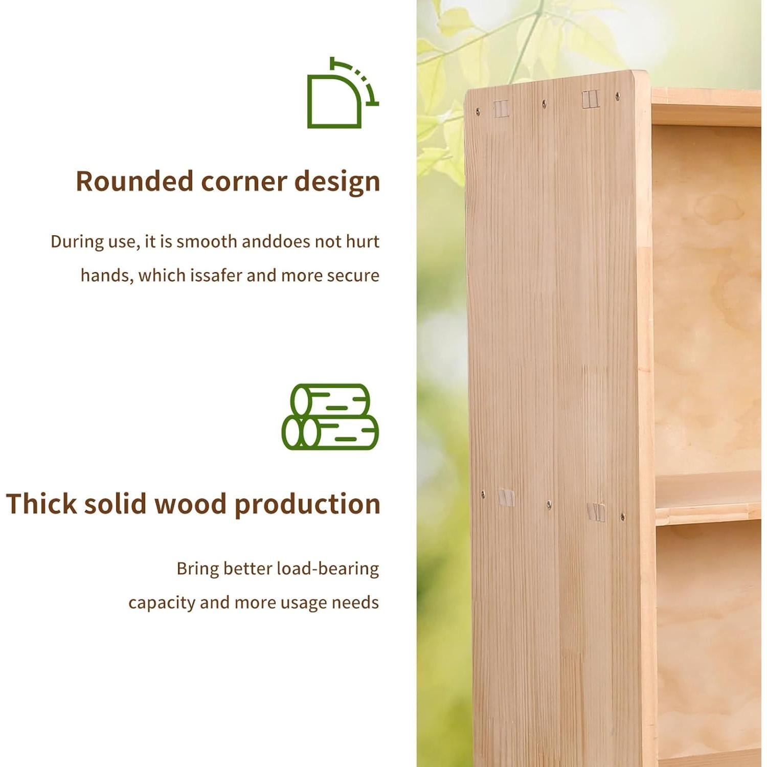 Armario de Almacenamiento Montessori FDHUIJIA 5 Secciones 113 cm