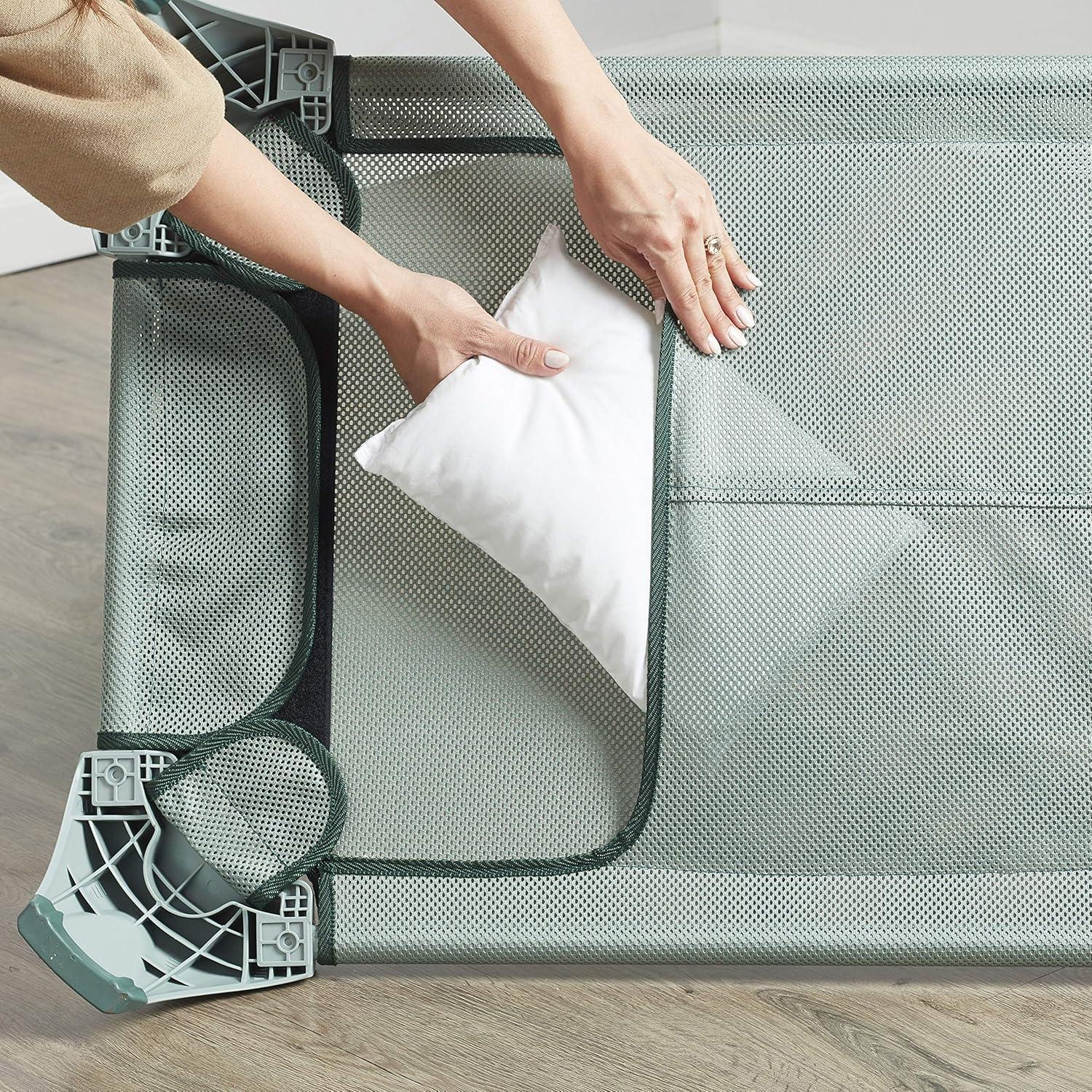 Cuna Apilable ECR4Kids Salvia para Aula - Paquete de 6