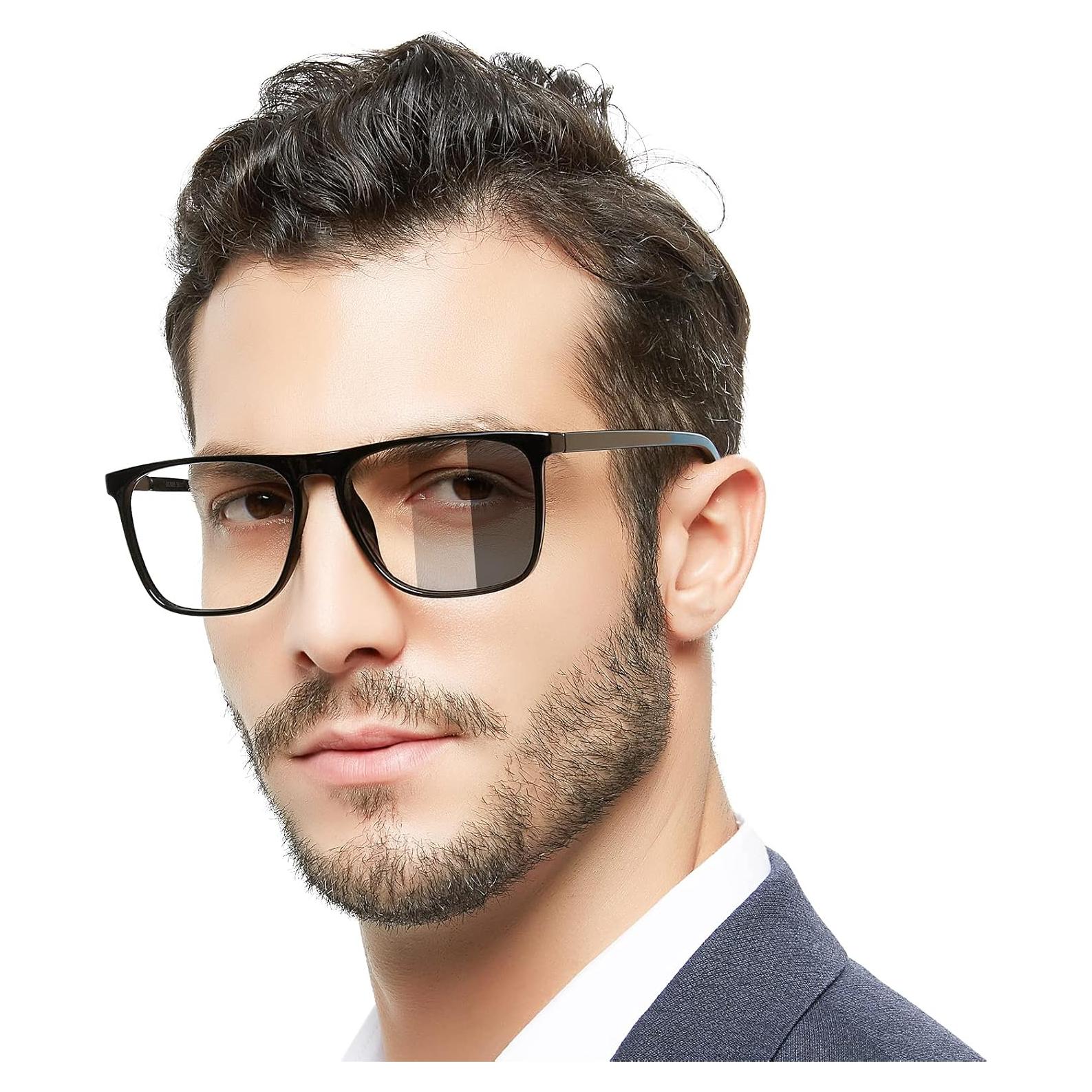 Gafas de lectura foto-cromáticas MARE AZZURO 2.5 con bloqueo azul