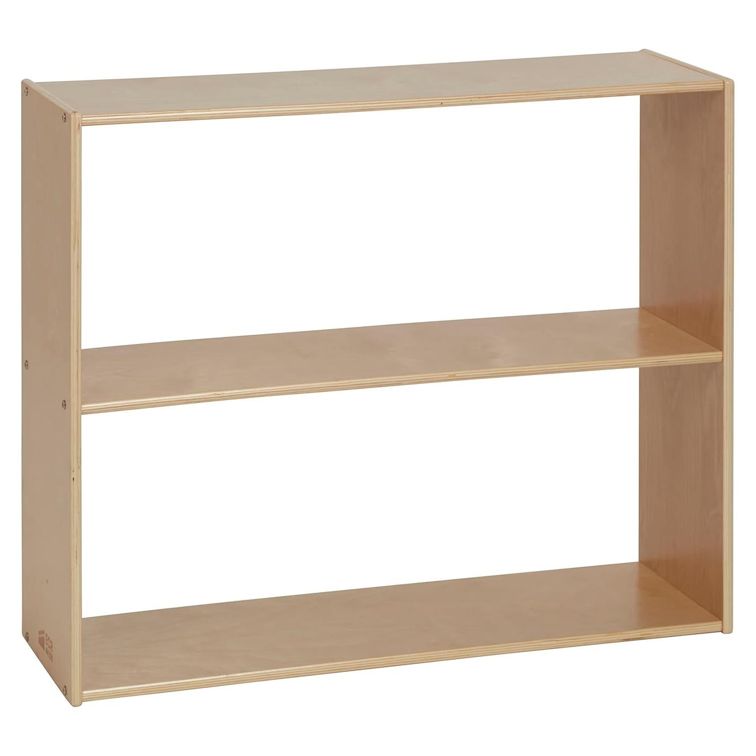 Armario de Almacenamiento ECR4Kids Streamline 2 Estantes Natural