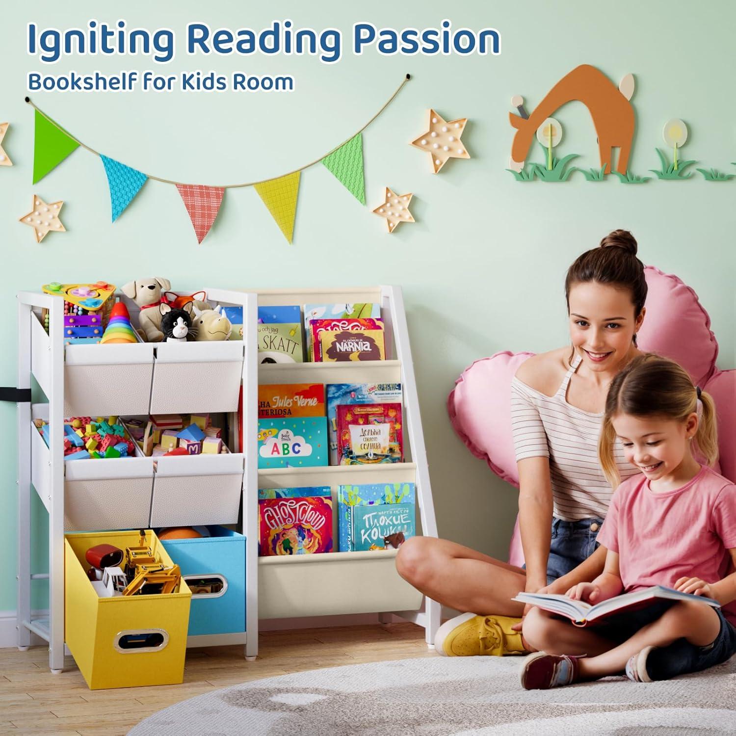 Estante Organizador de Juguetes y Libros LATIBELL 3 Estantes