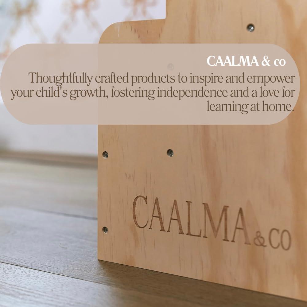 Estante de Libros Montessori CAALMA 3 Niveles Madera 7.37 kg