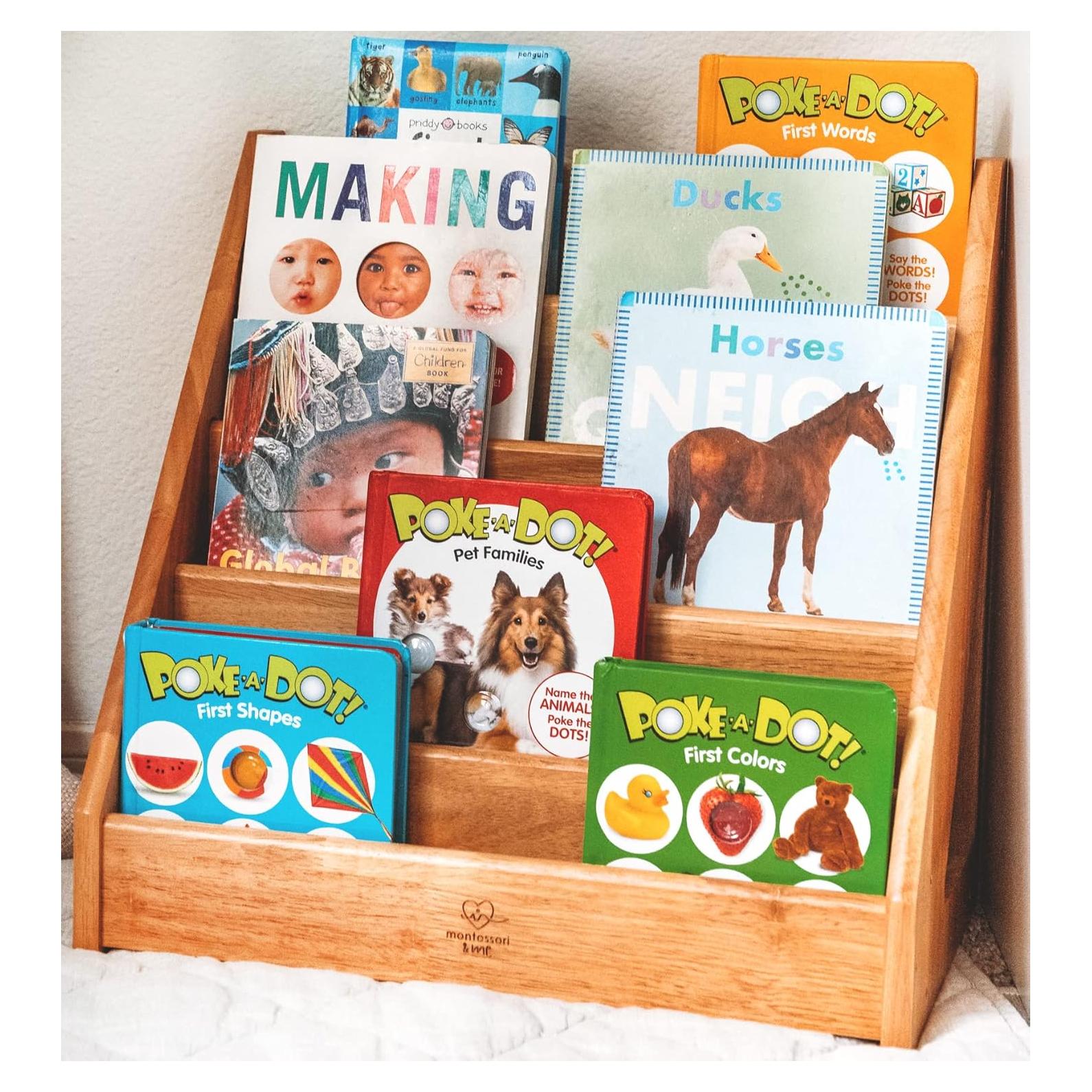 Estantería Montessori & Me de Madera para Niños - 1 Estante Frontal