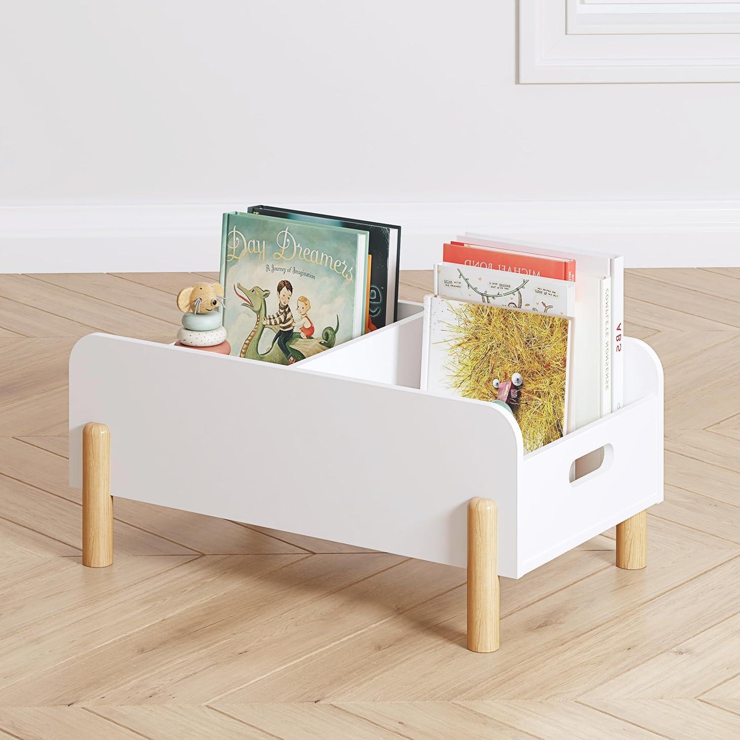 Estantería Montessori UTEX para Niños - Caddy de Libros de Madera