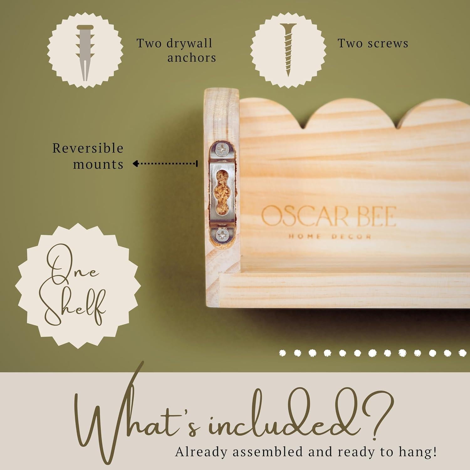 Estantería Montessori de Pino Oscar Bee 86 cm para Niños