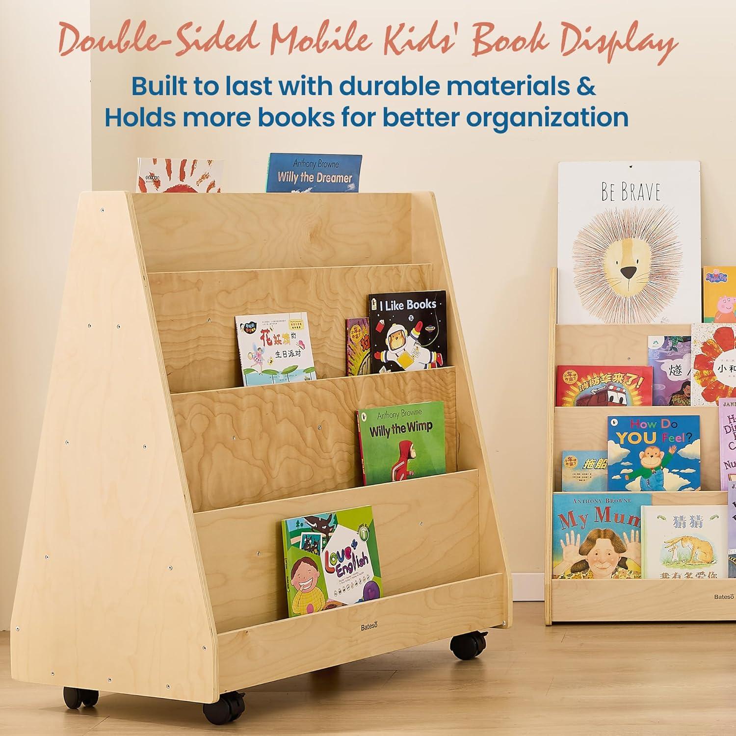 Estantería Montessori Doble Cara Bateso para Niños 90cm