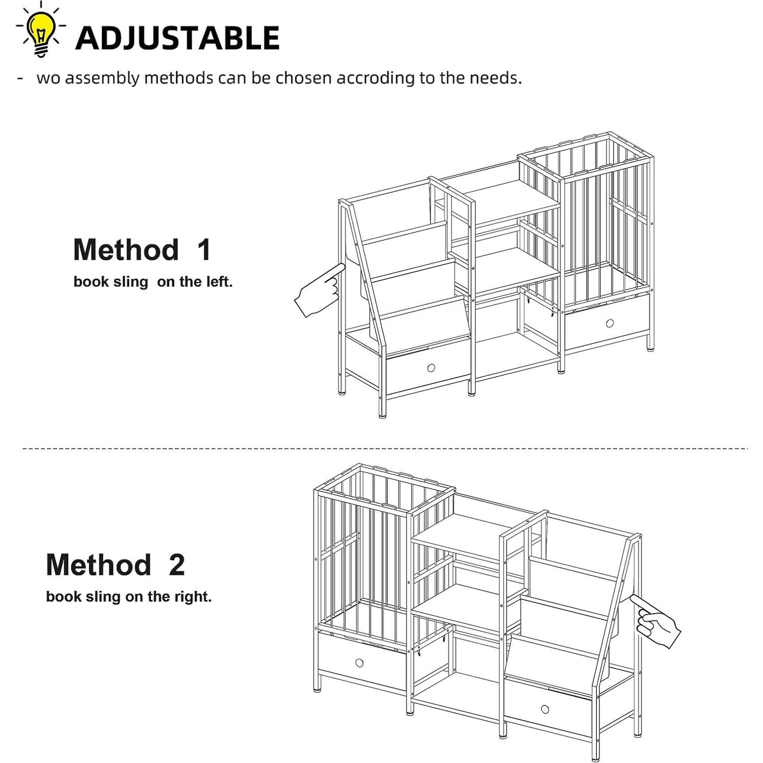 Estantería Montessori Beige Creso hom para Niños 3 Niveles