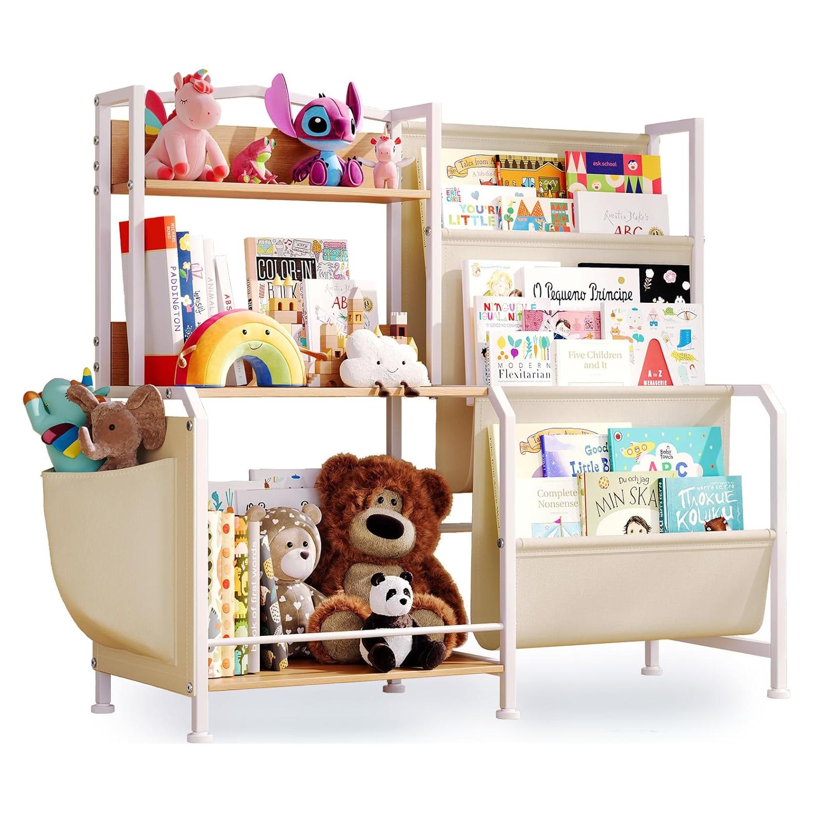 Estantería Infantil Multifuncional HC-BS01 3 Niveles 83x30x79cm