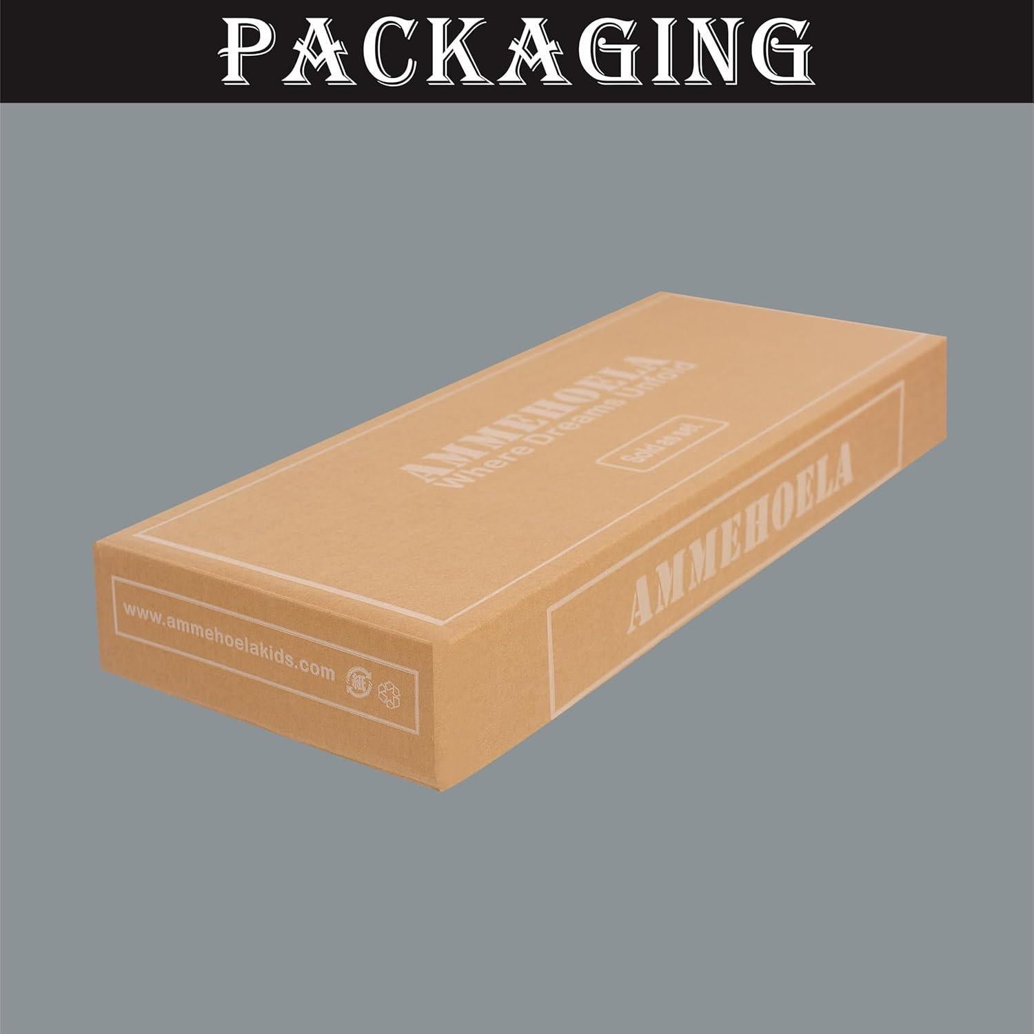 Estante de Libros de Madera AMMEHOELA 3 Niveles Blanco 85 cm