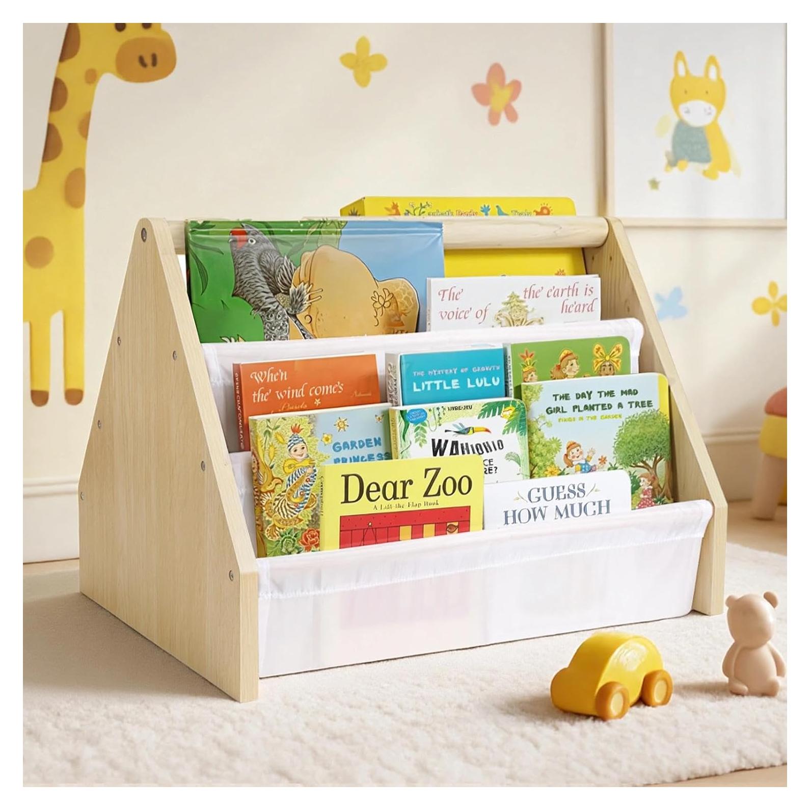 Estantería Infantil Epelay 6 Niveles Madera Natural 48 cm